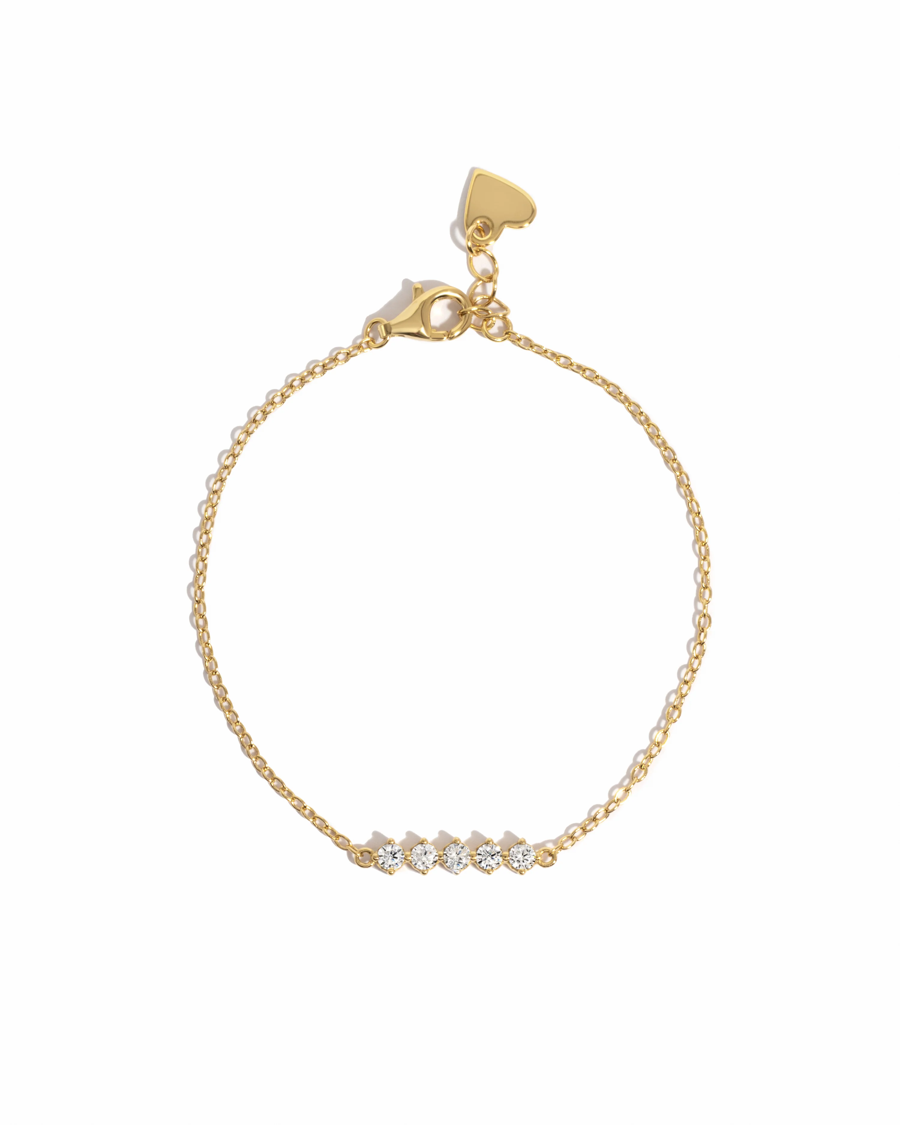 5 Stone Diamond Bracelet