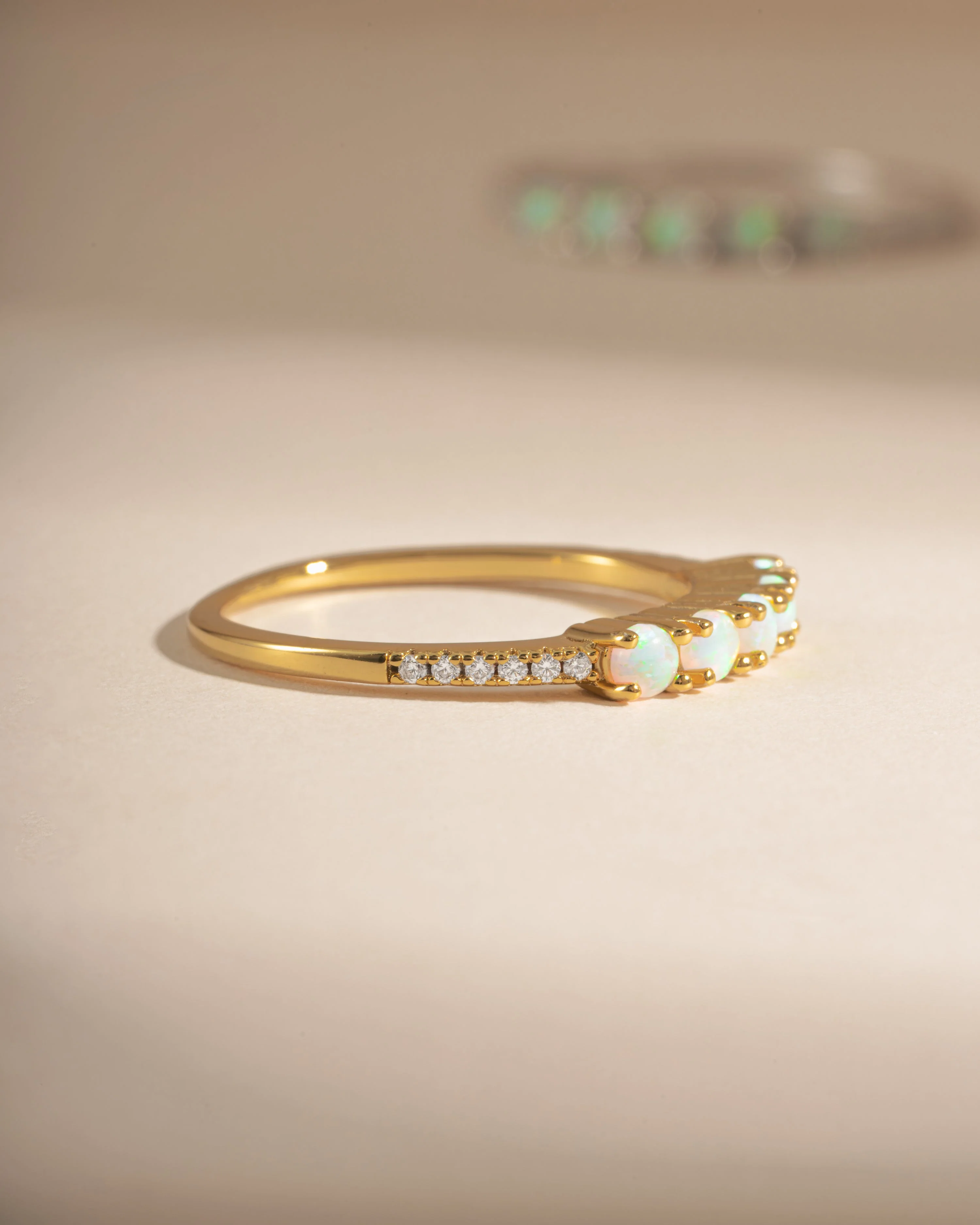 5 Stone Opal Ring - Image 8