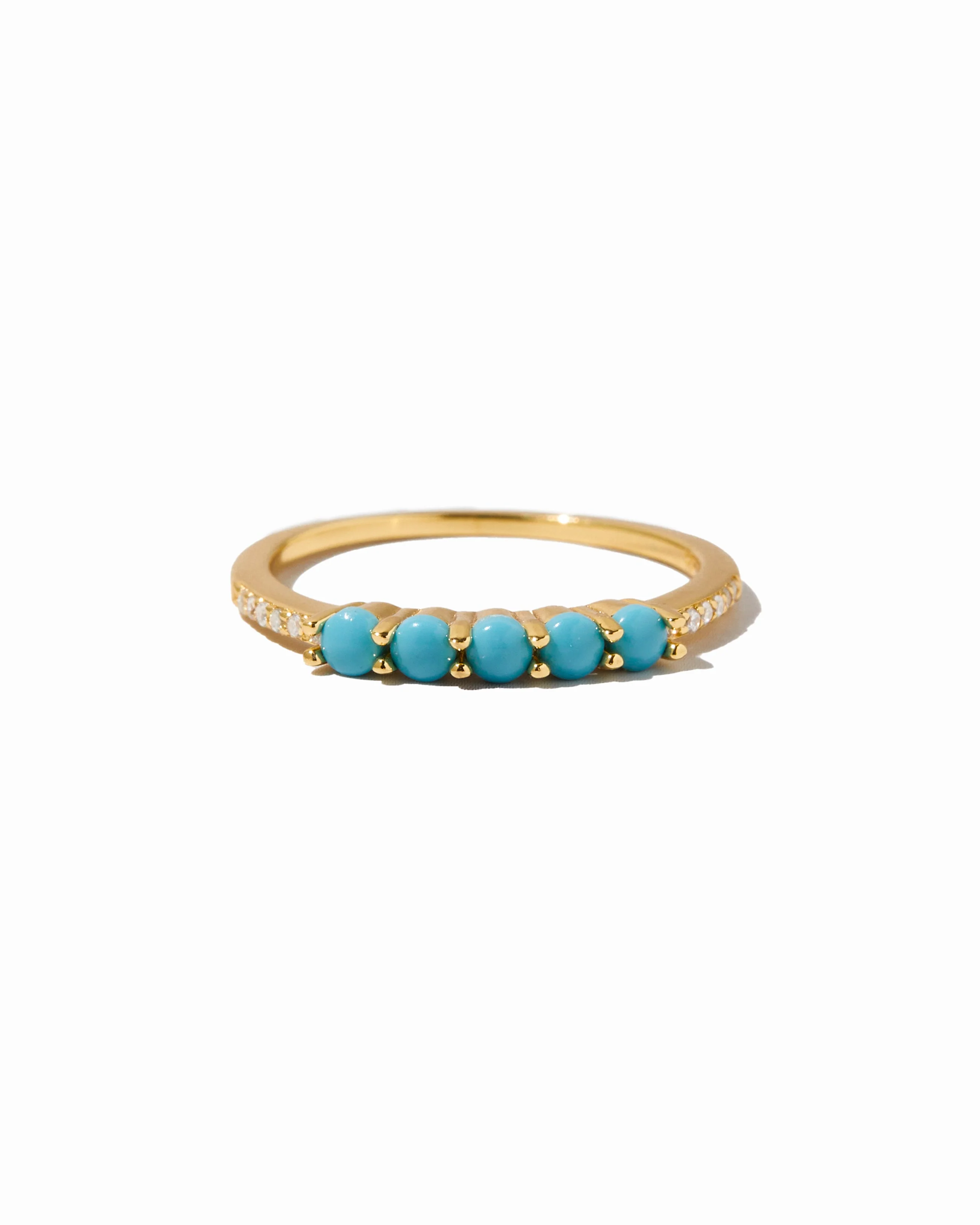 5 Stone Turquoise Ring