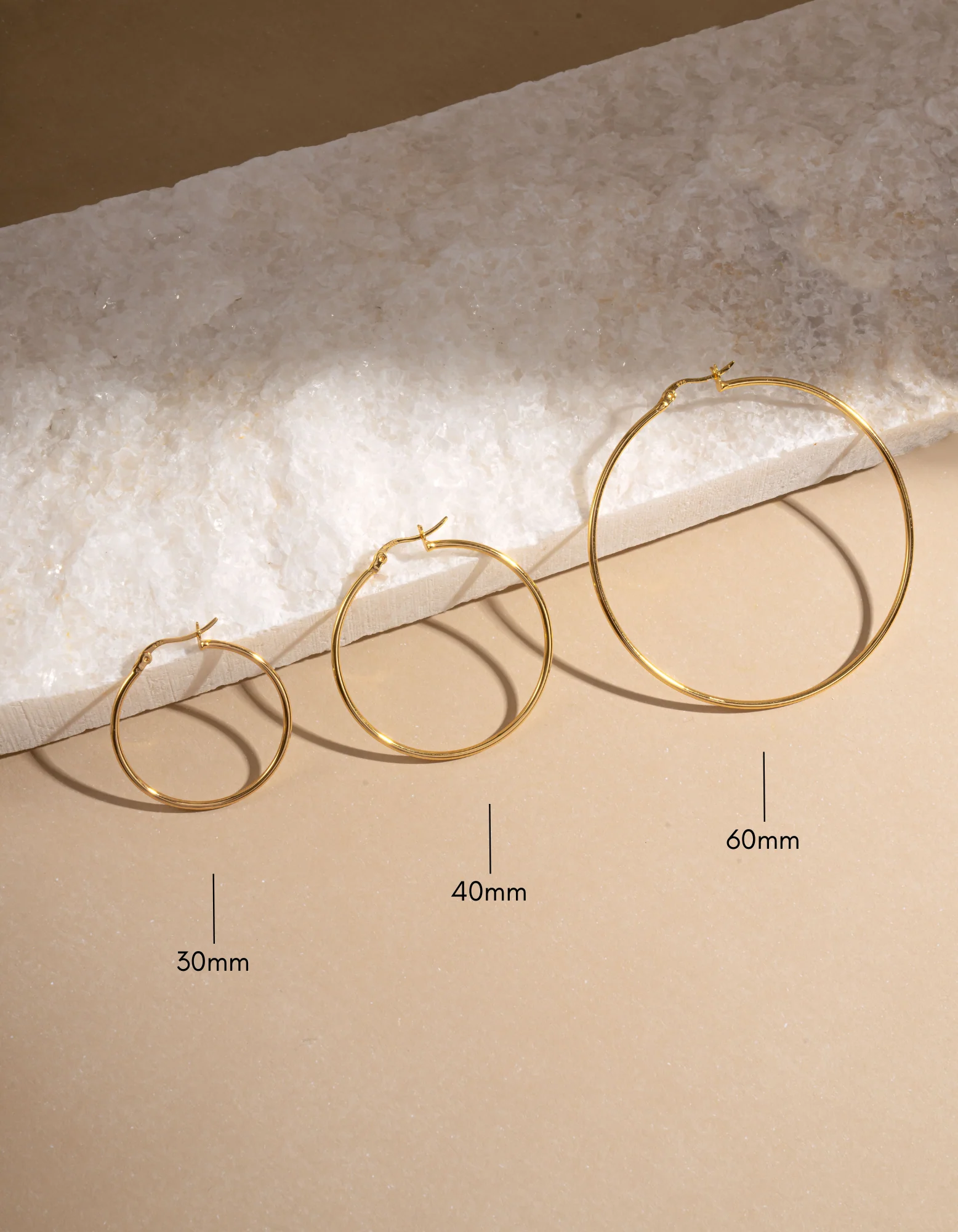 40mm Classic Hoops - Image 2