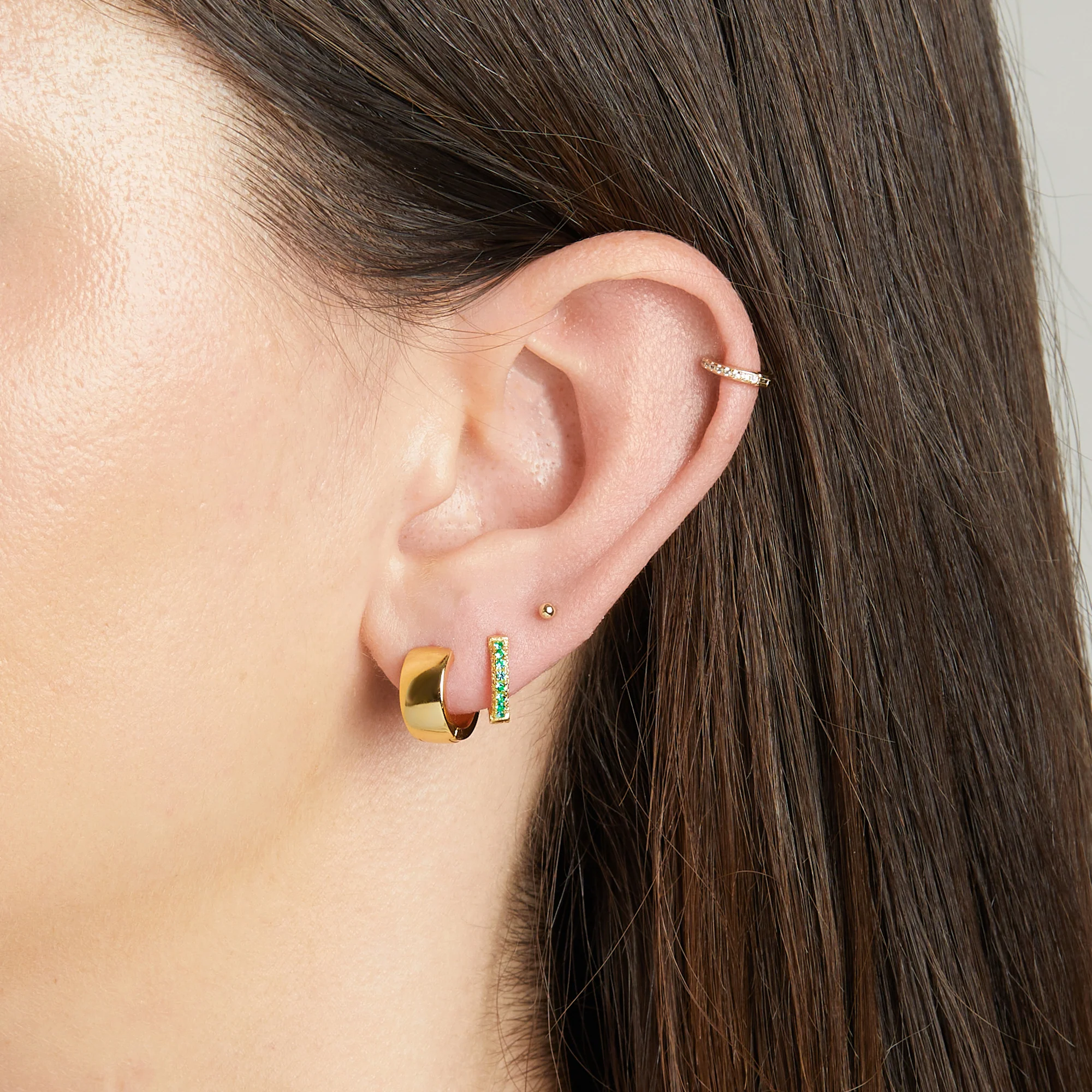 6mm CZ Huggie Hoops - Image 4