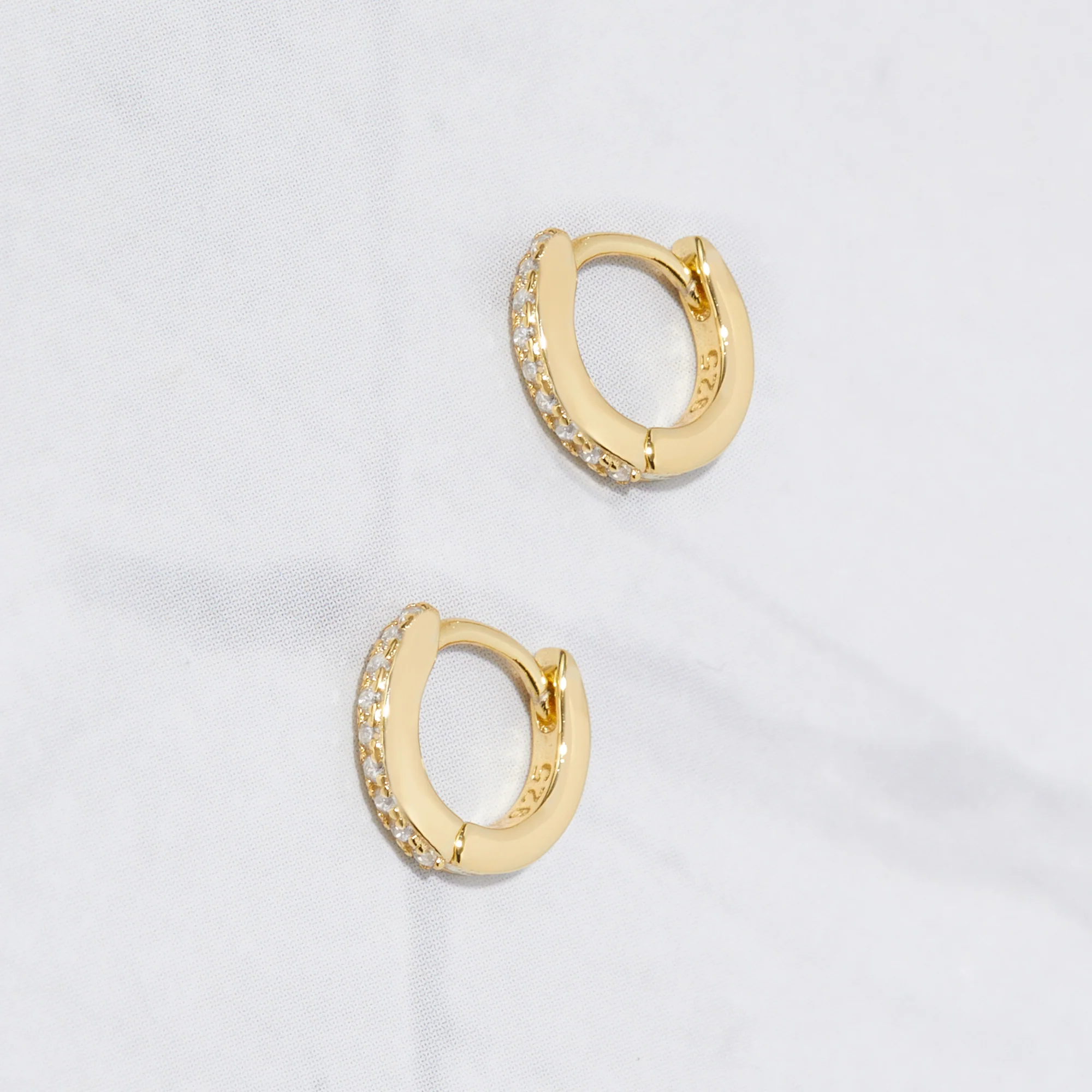 6mm CZ Huggie Hoops - Image 5