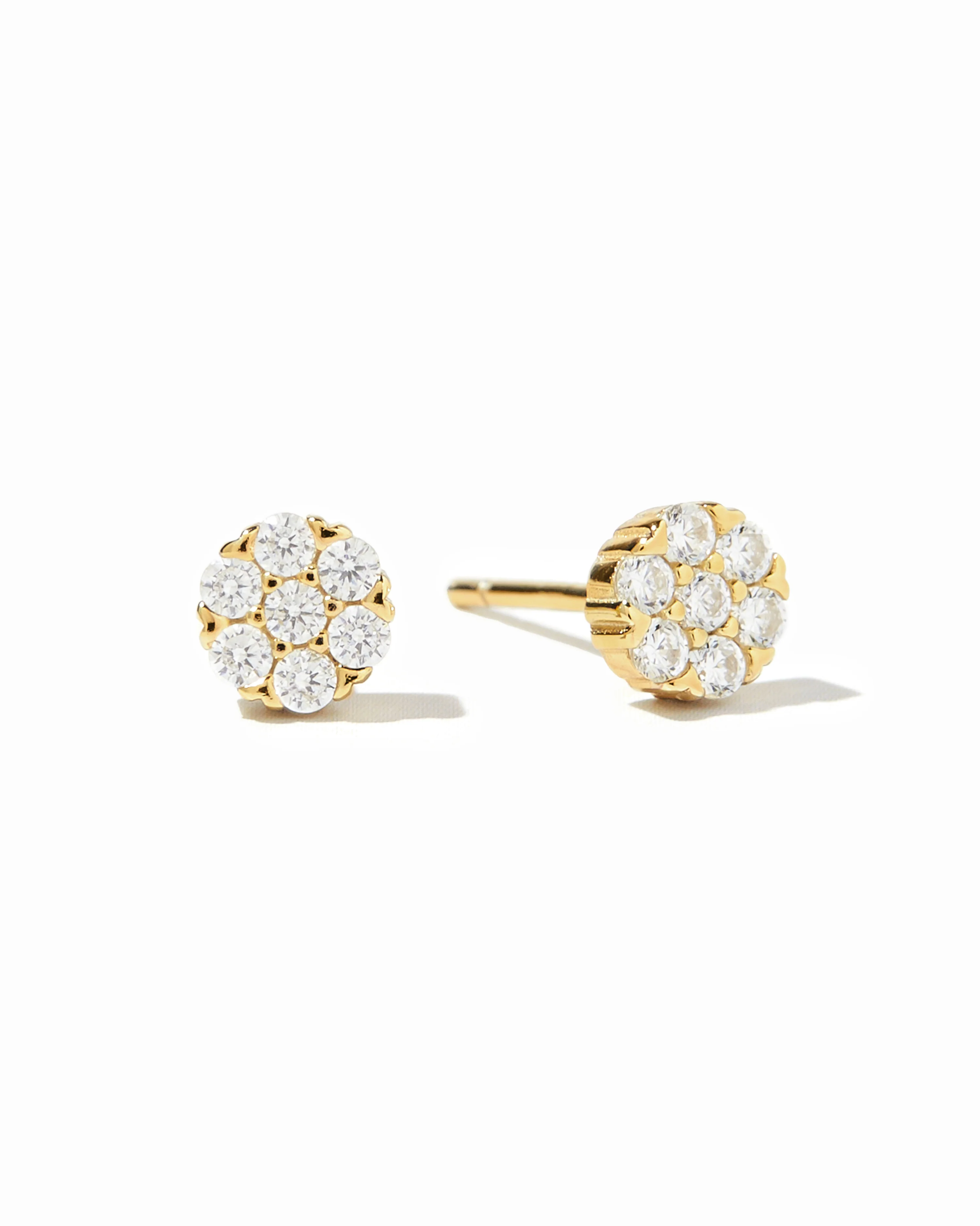 5mm Diamond Cluster Studs