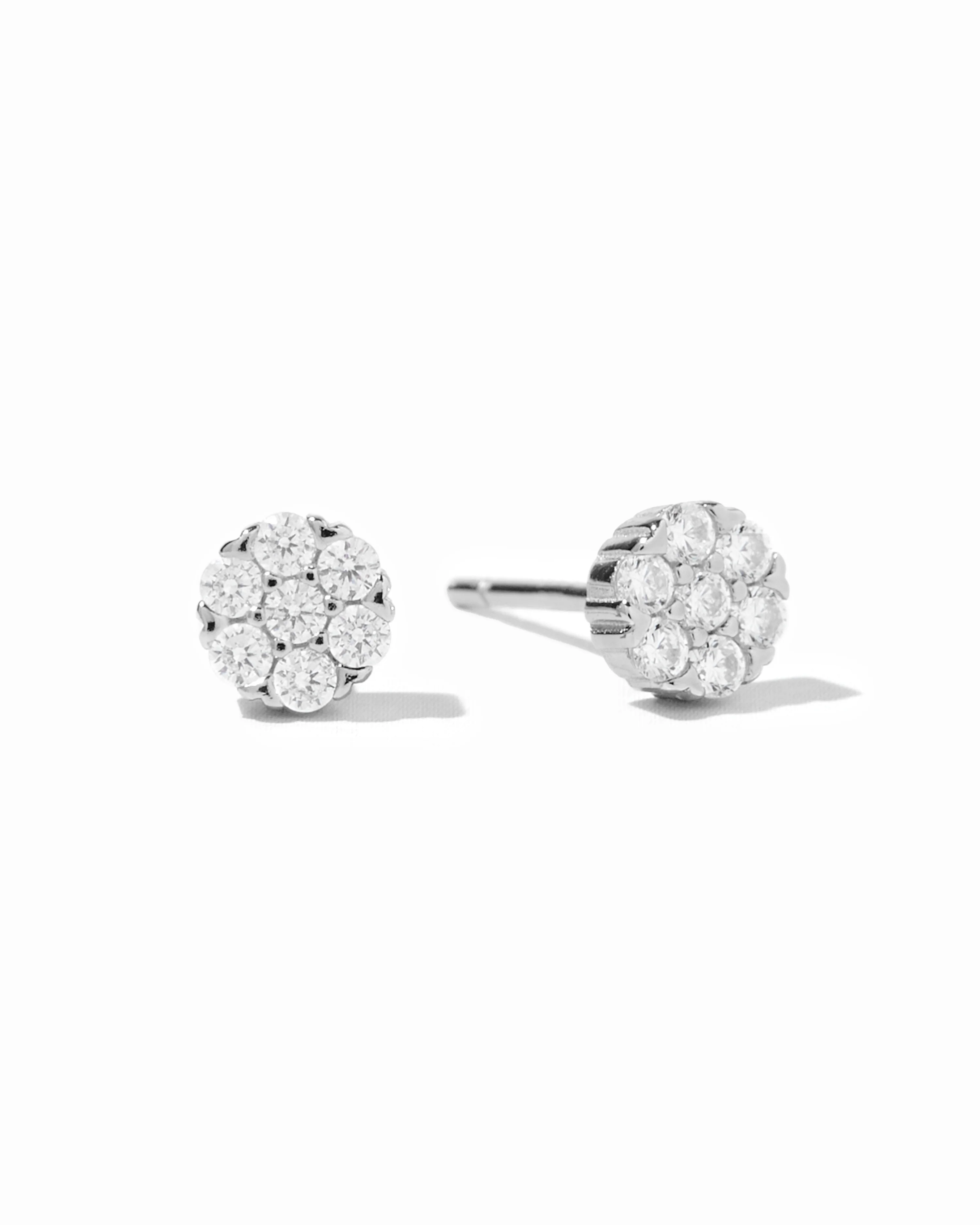 5mm Diamond Cluster Studs - Image 9