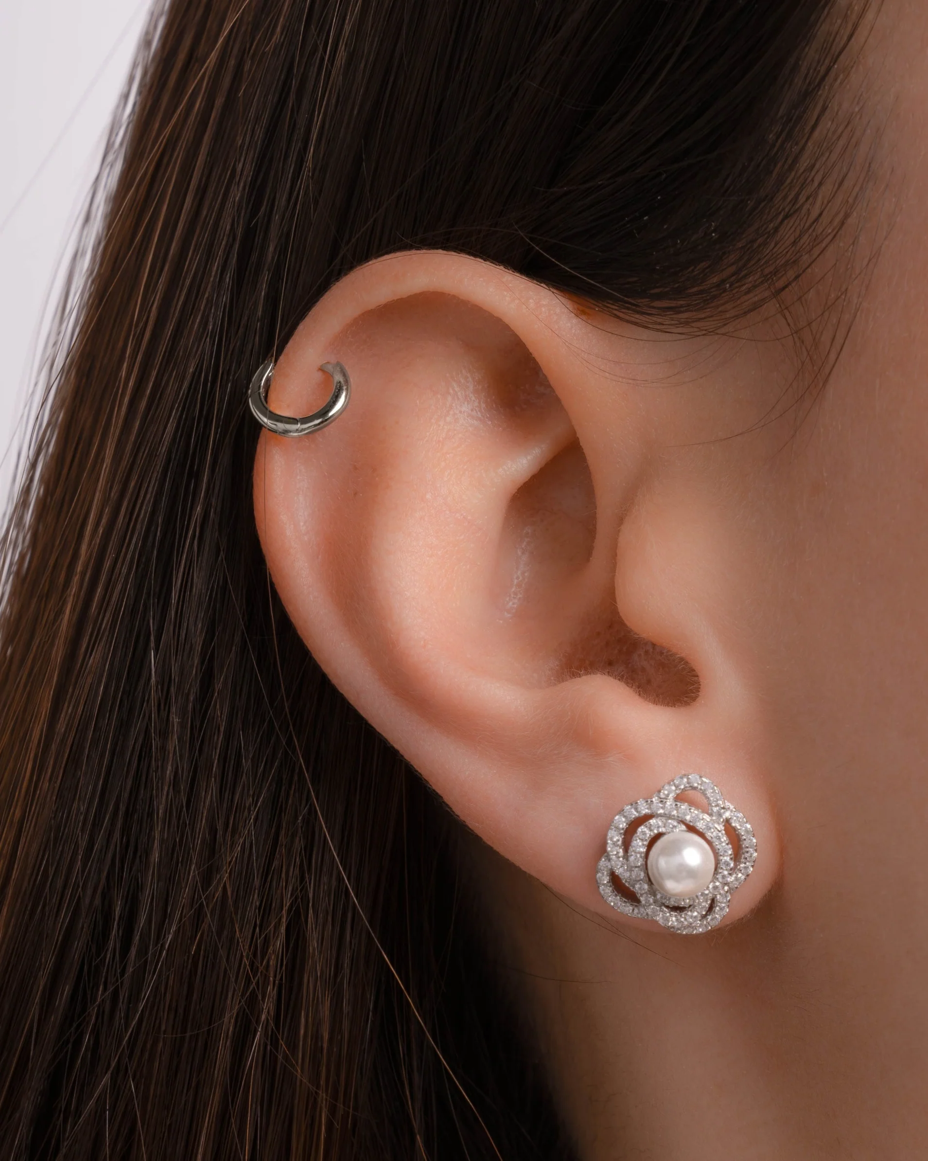 6mm Plain Huggie Hoops - Image 4