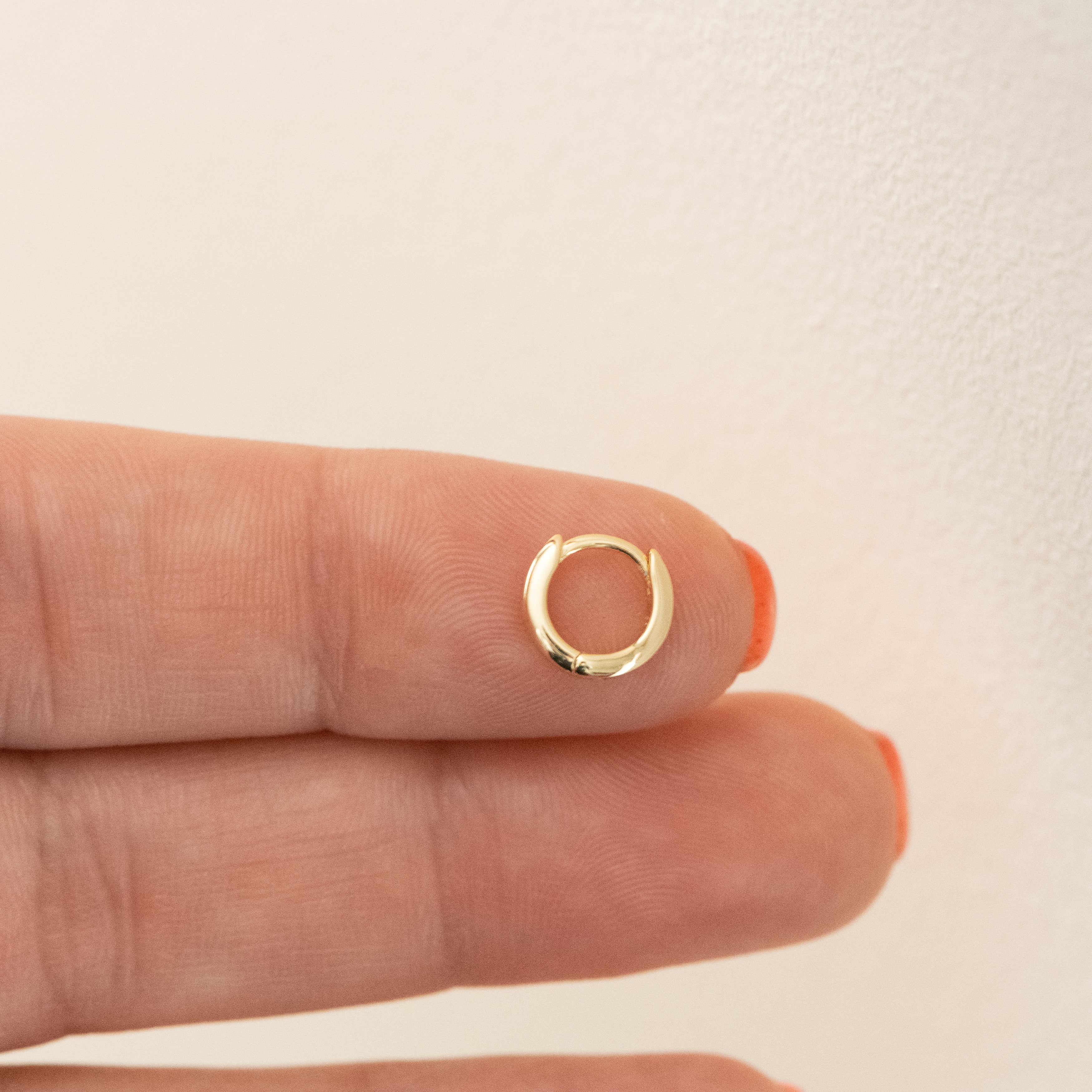6mm Plain Huggie Hoops - Image 5