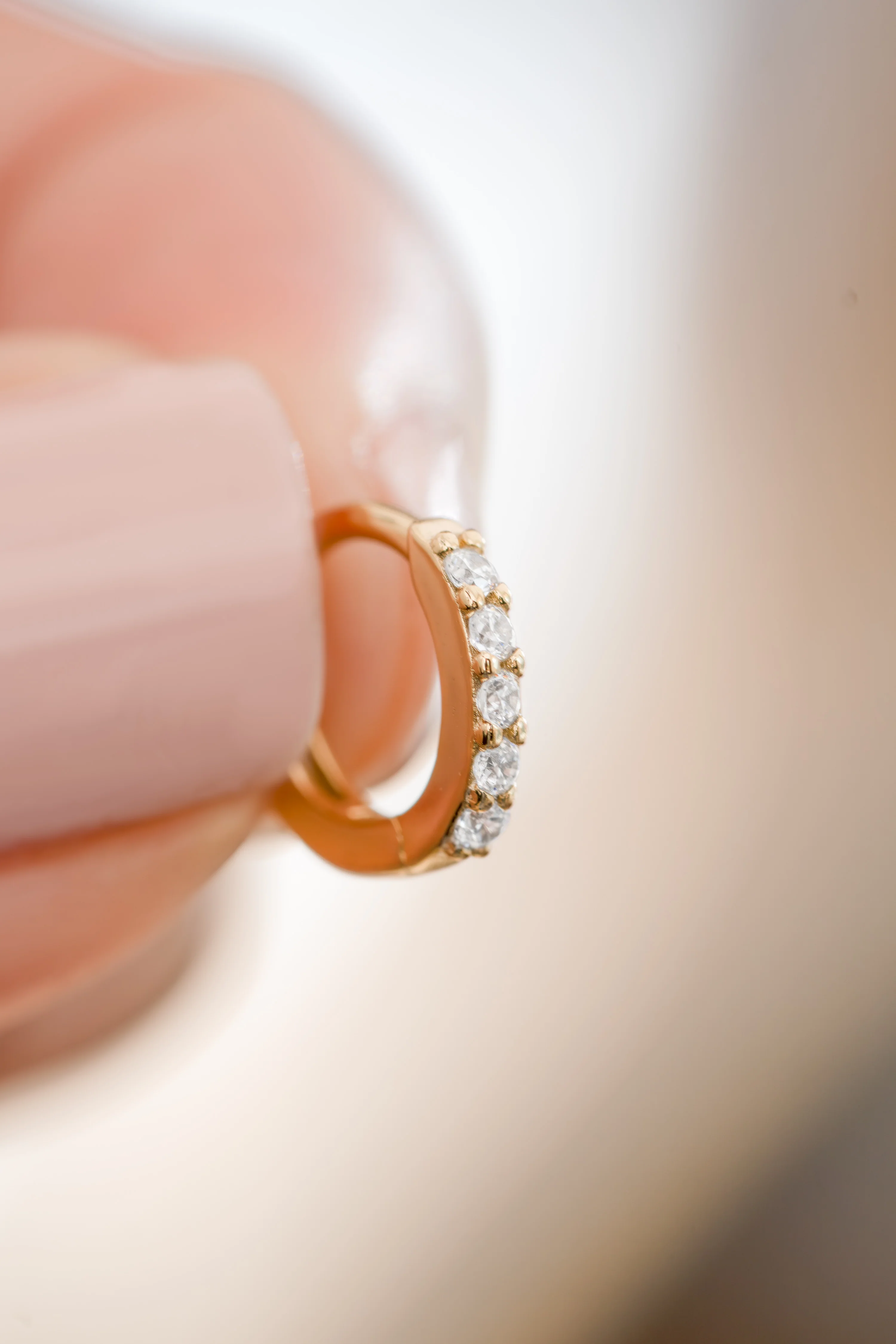 7mm Diamond Huggies (Multiple Sizes Available) - Image 13