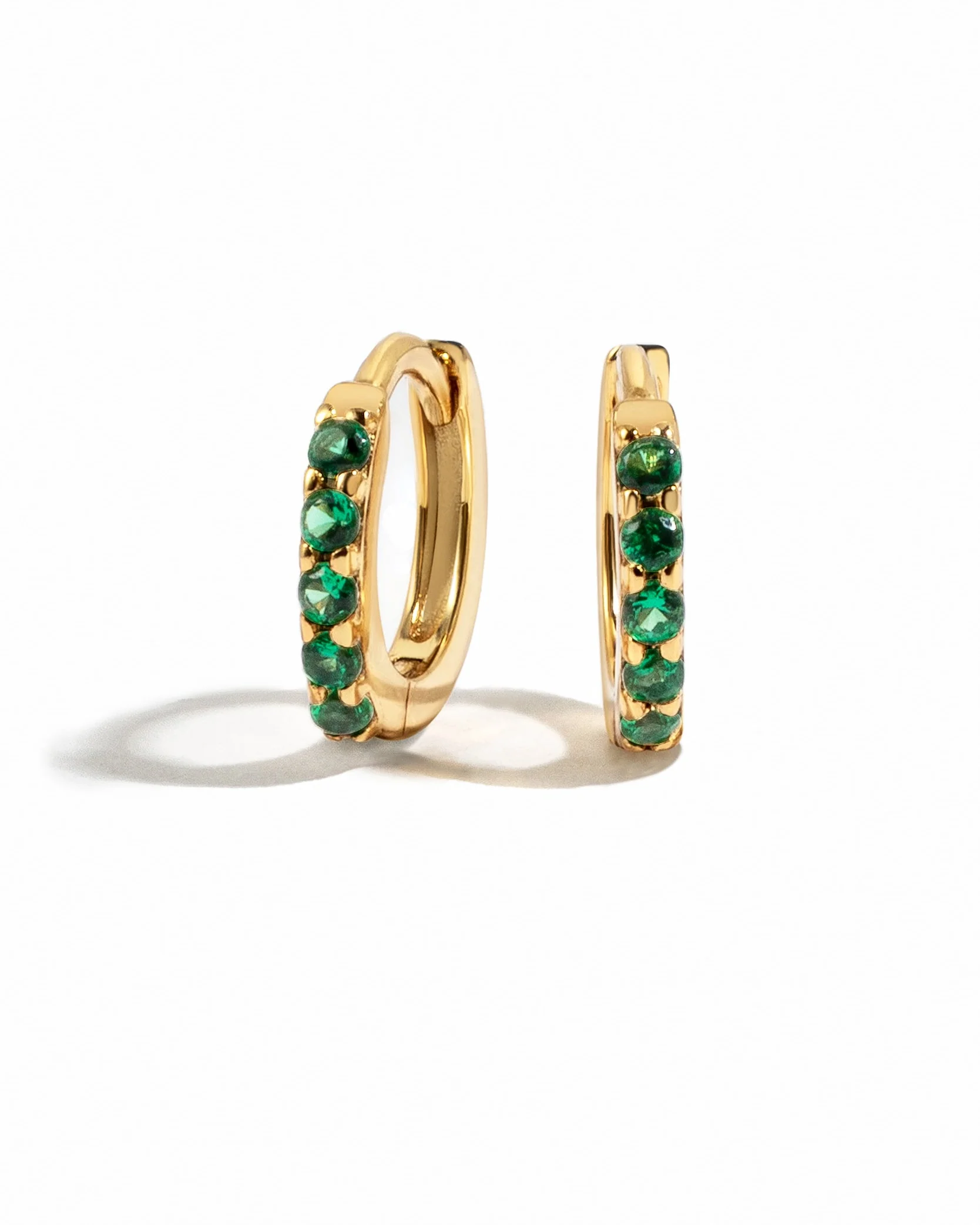 7mm Emerald Huggies