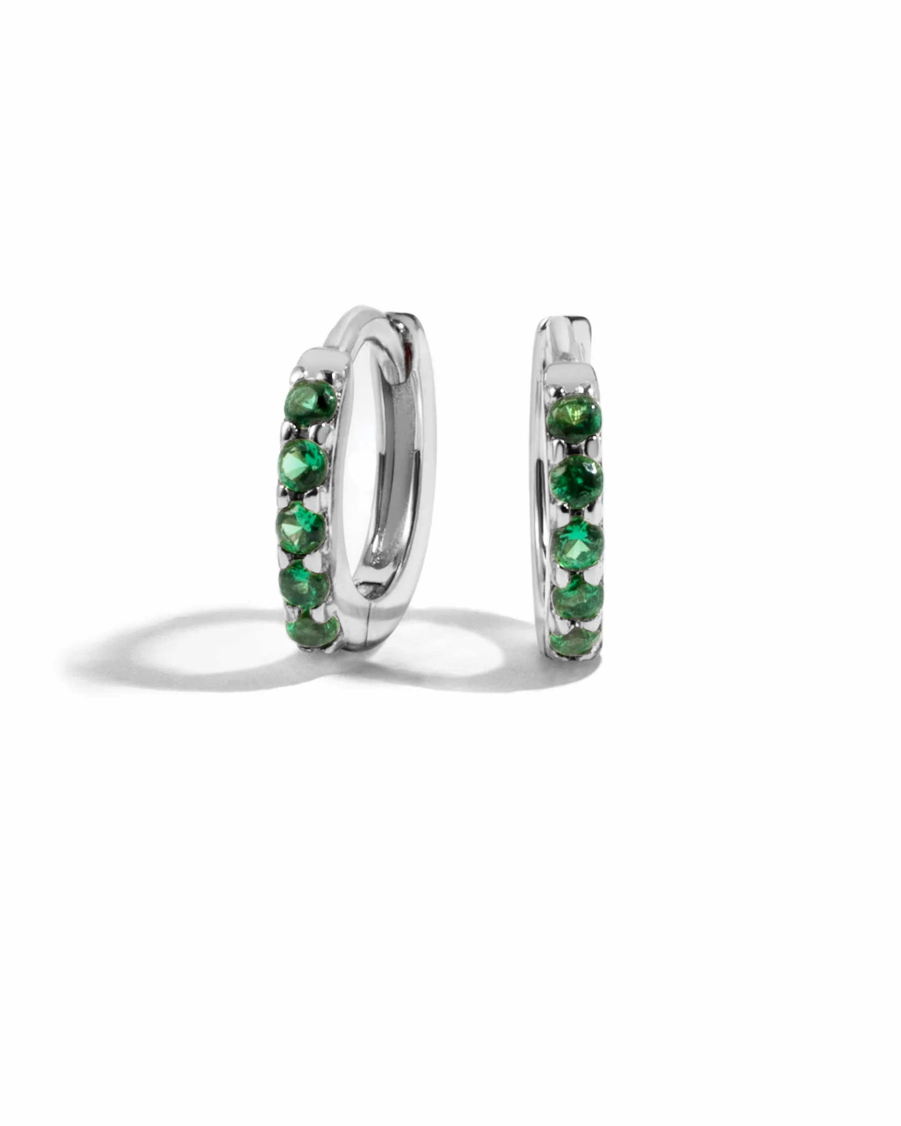 7mm Emerald Huggies - Image 10