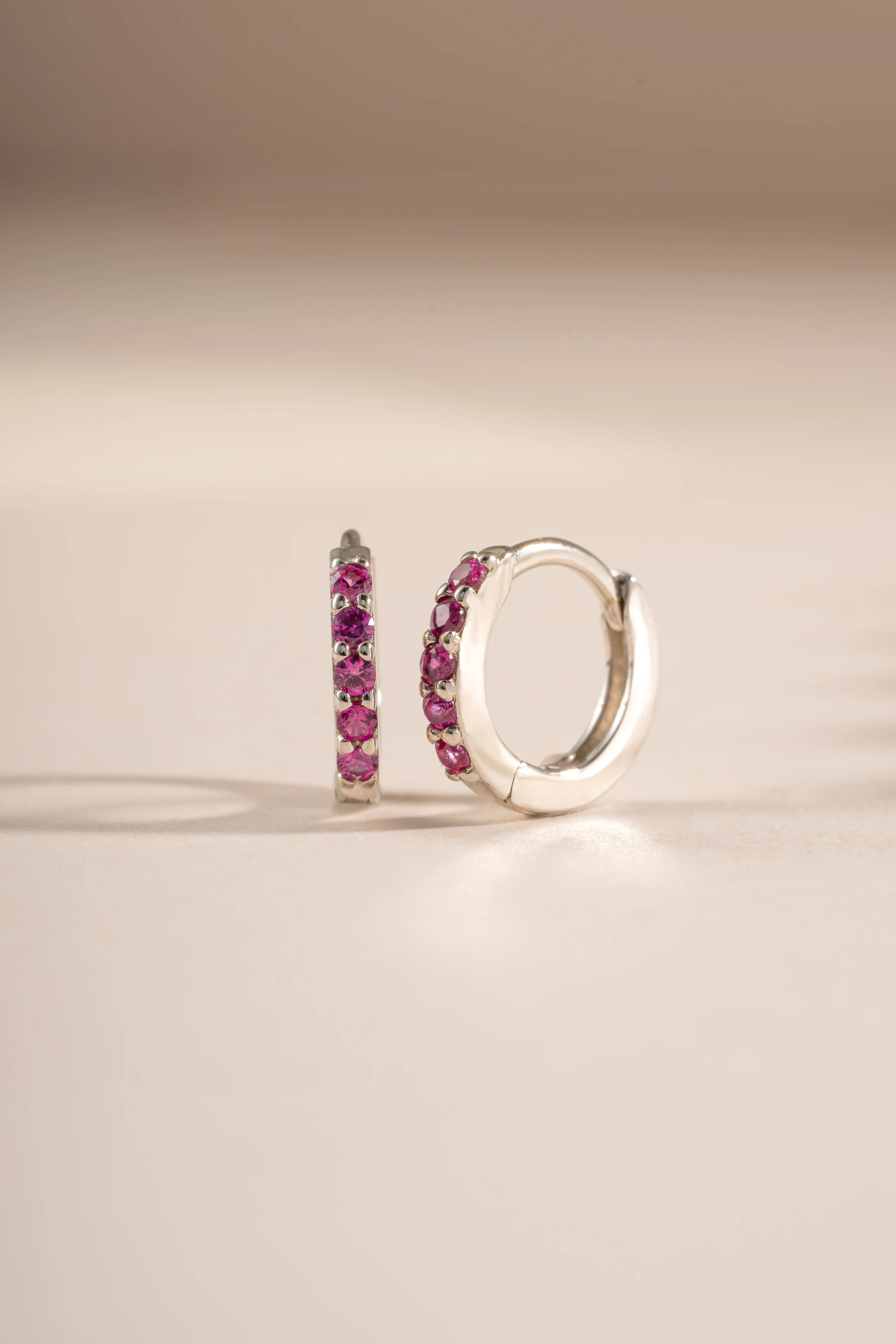7mm Ruby Huggies - Image 6