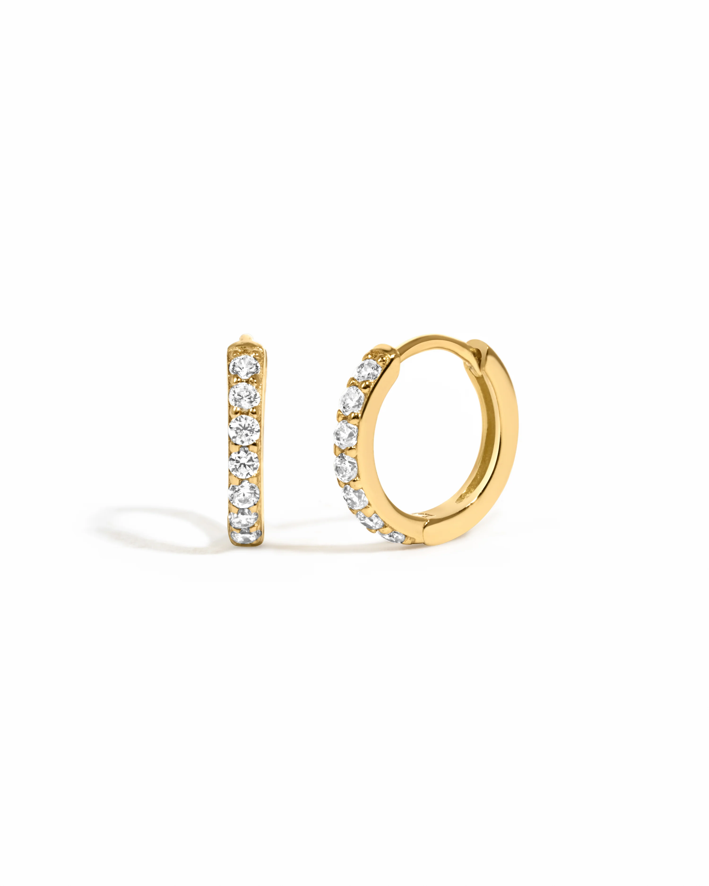 8mm Diamond Huggies (Multiple Sizes Available)