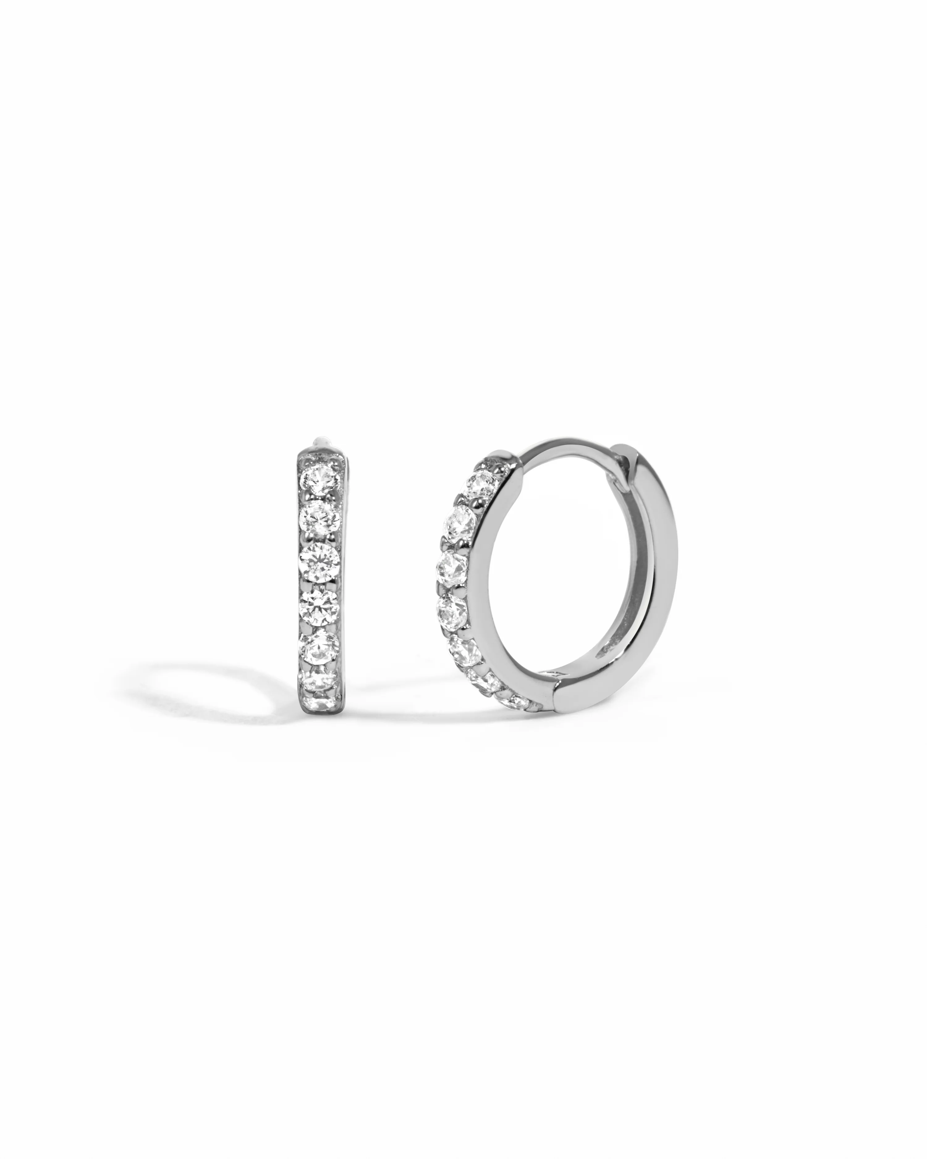 8mm Diamond Huggies (Multiple Sizes Available) - Image 10