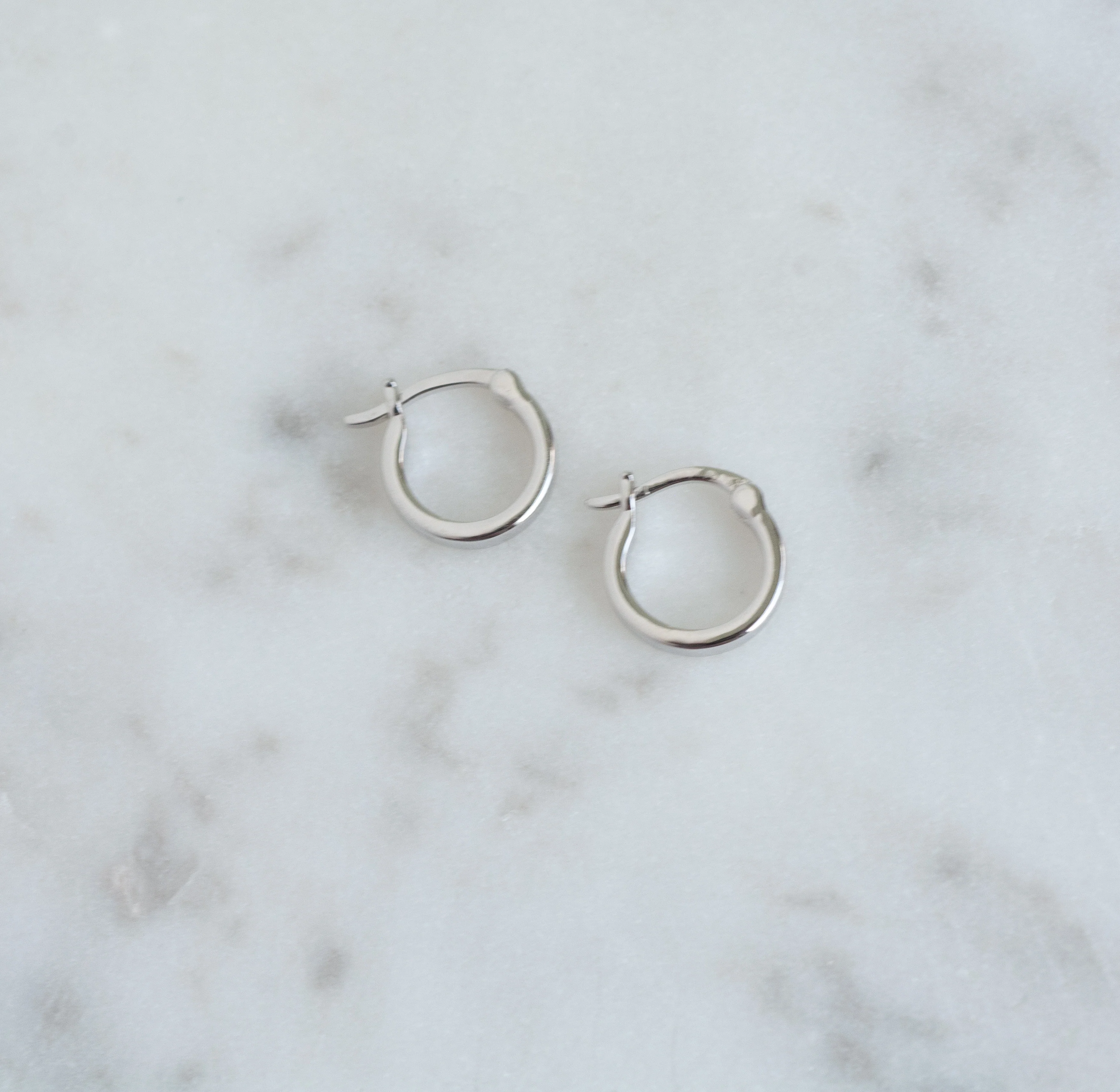 8mm Flat Hoops - Image 3