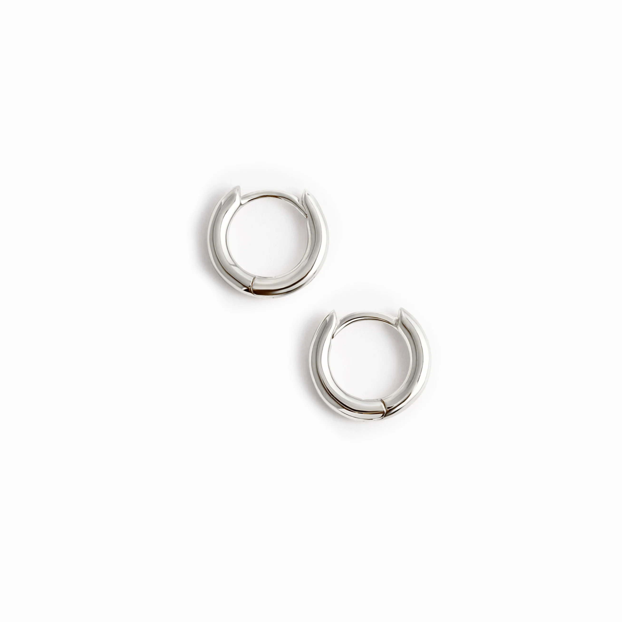 8mm Minimalist Small Hoop Earrings - Image 10