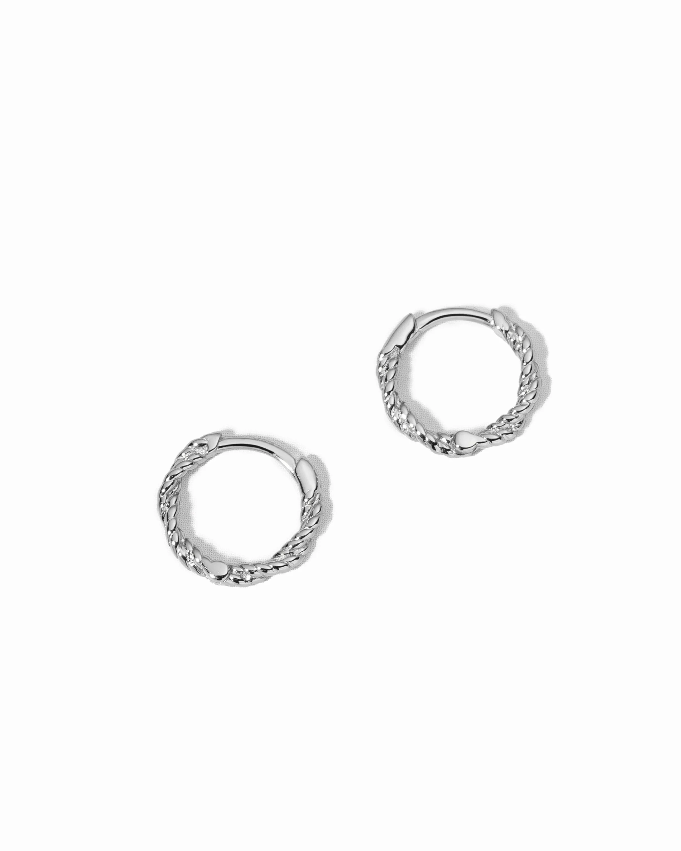 8mm Spiral Huggie - Image 3