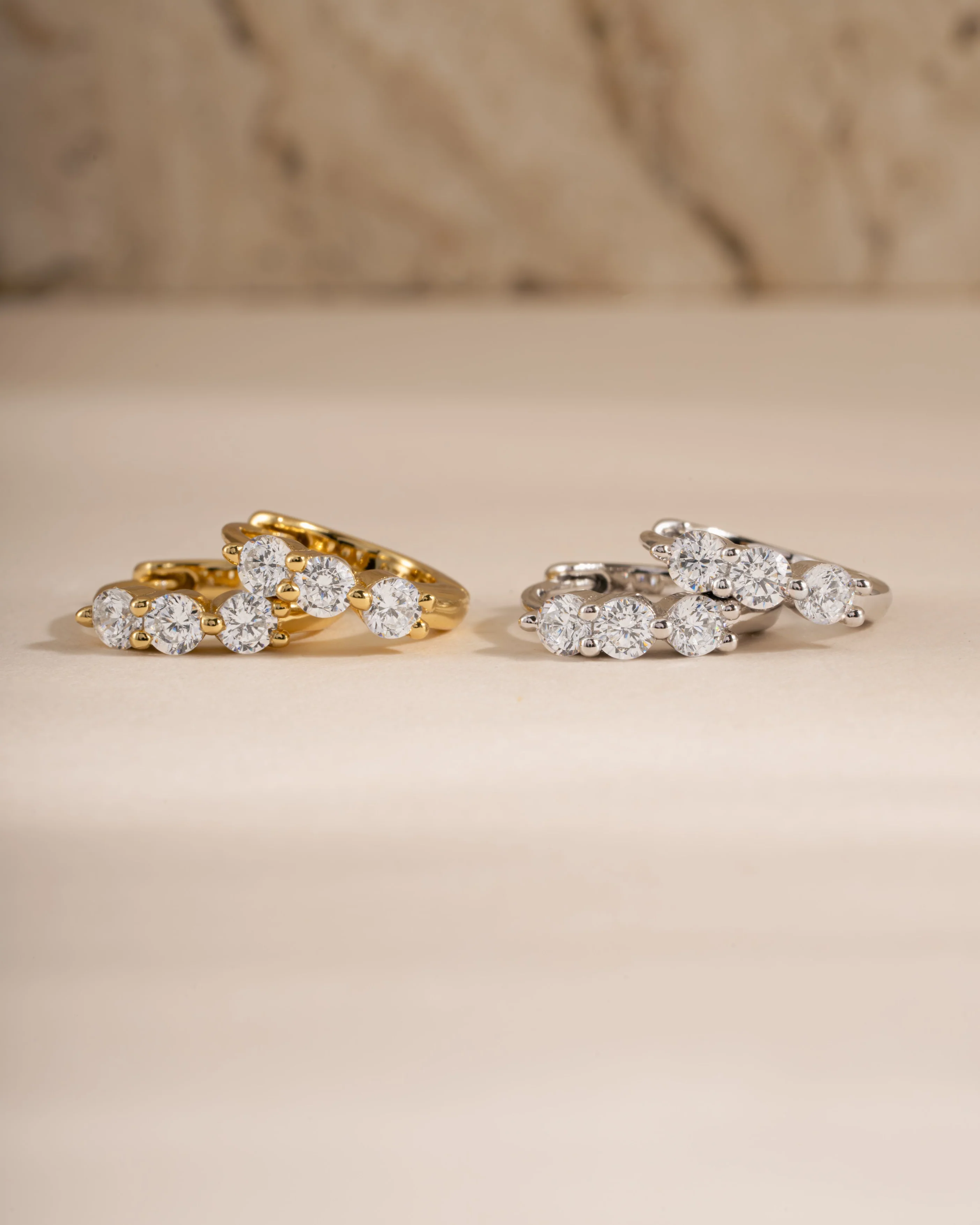 8mm Stacy Hoop Earrings - Image 3
