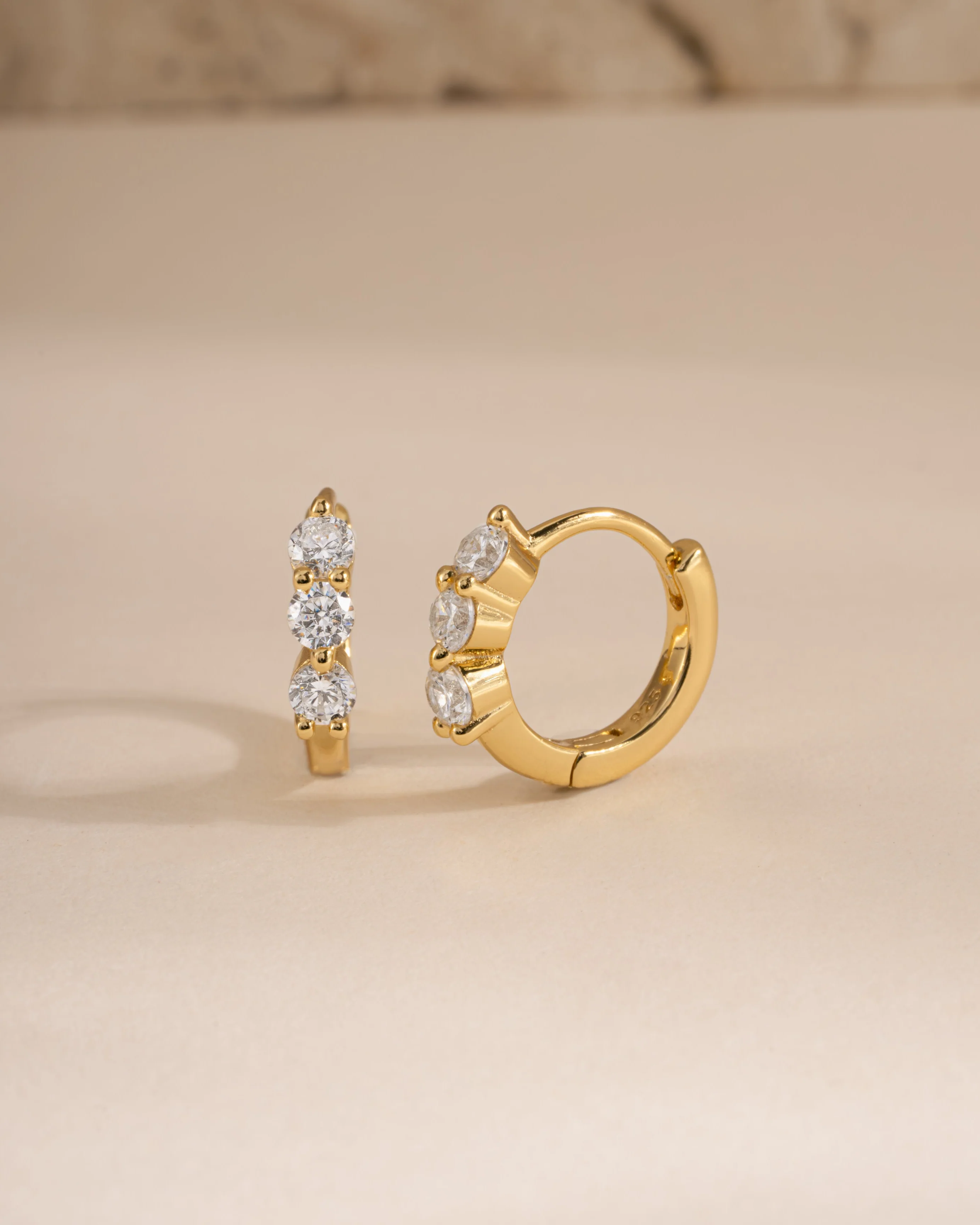 8mm Stacy Hoop Earrings - Image 7