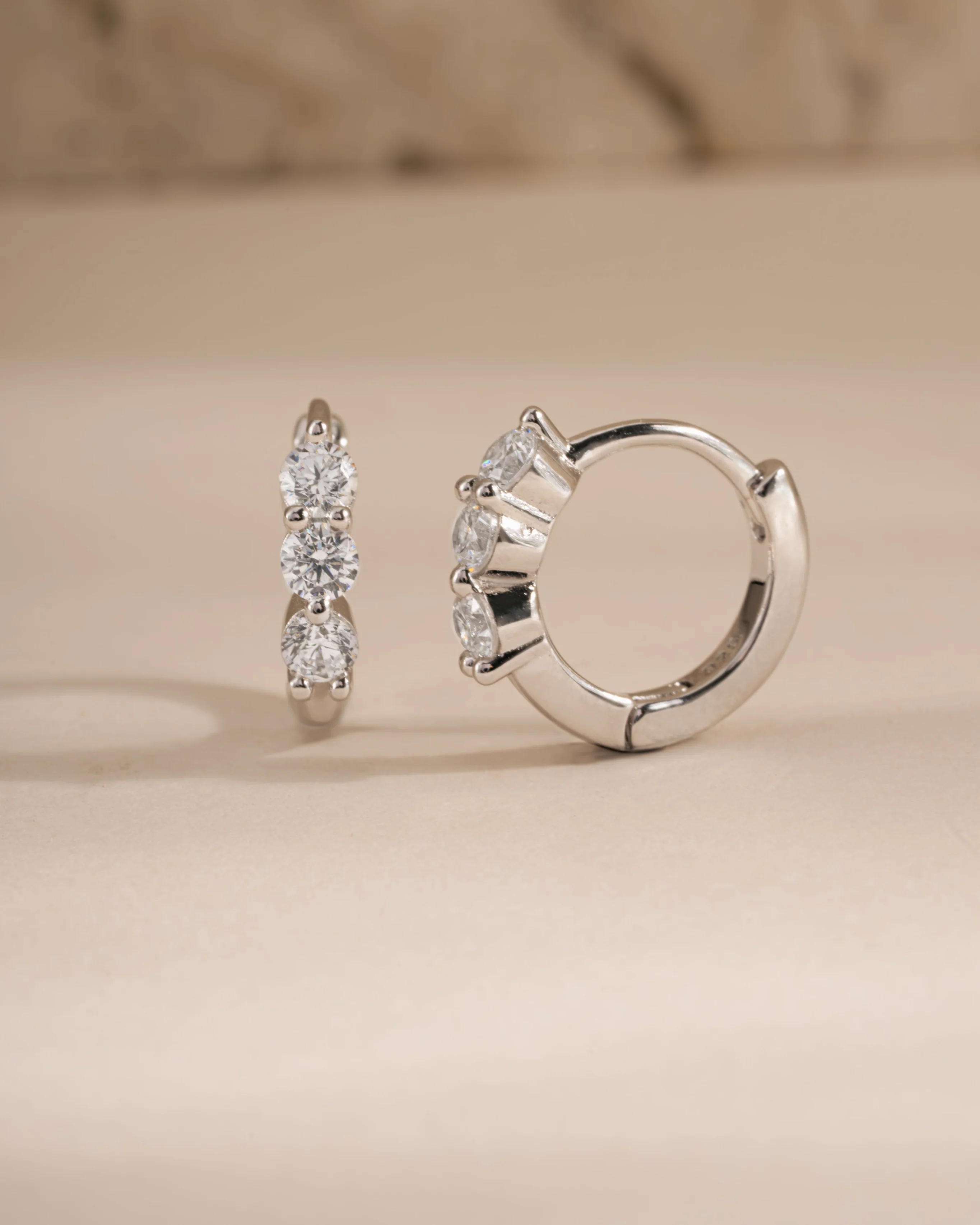 8mm Stacy Hoop Earrings - Image 8