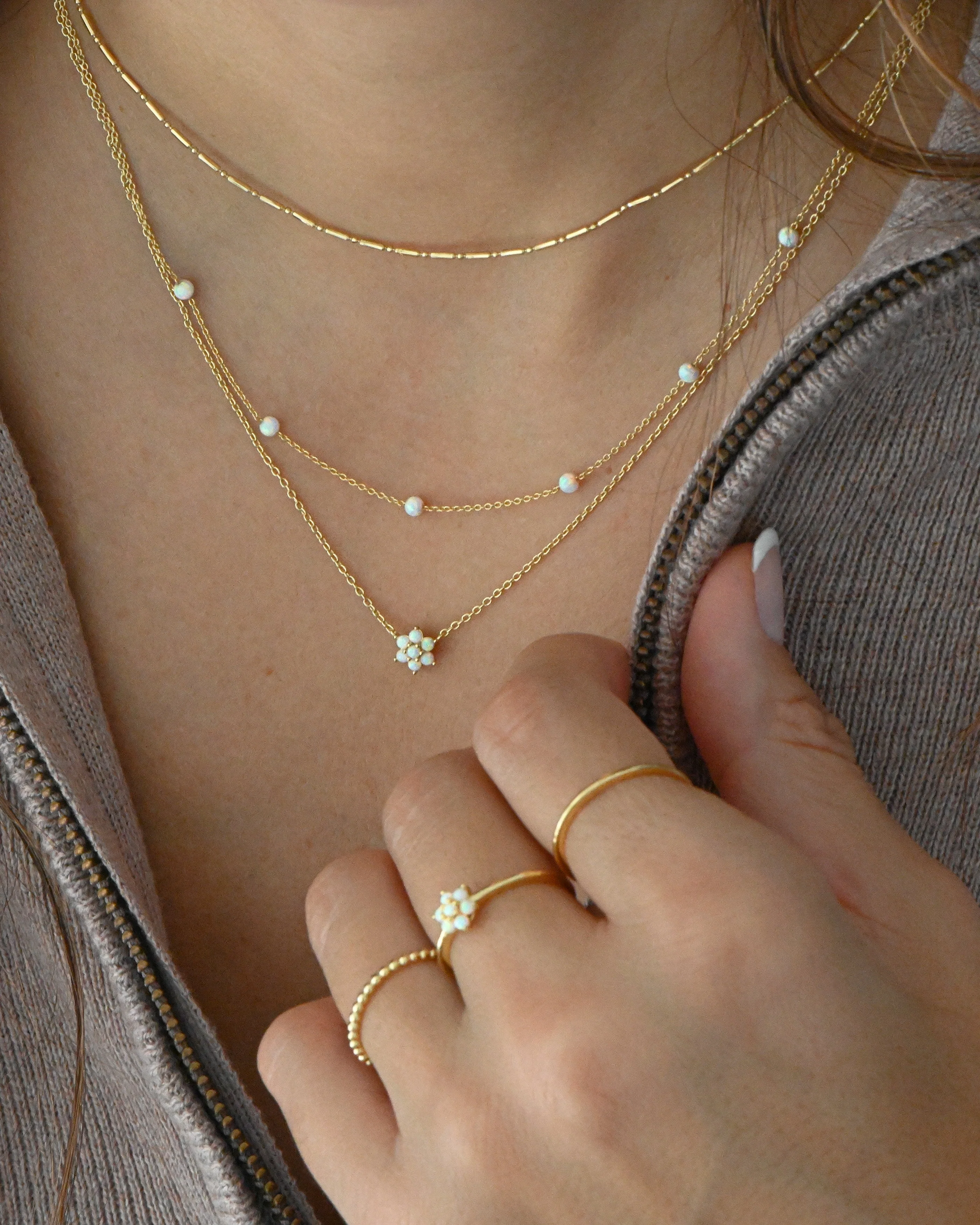 Abby Chain Choker Necklace - Image 5