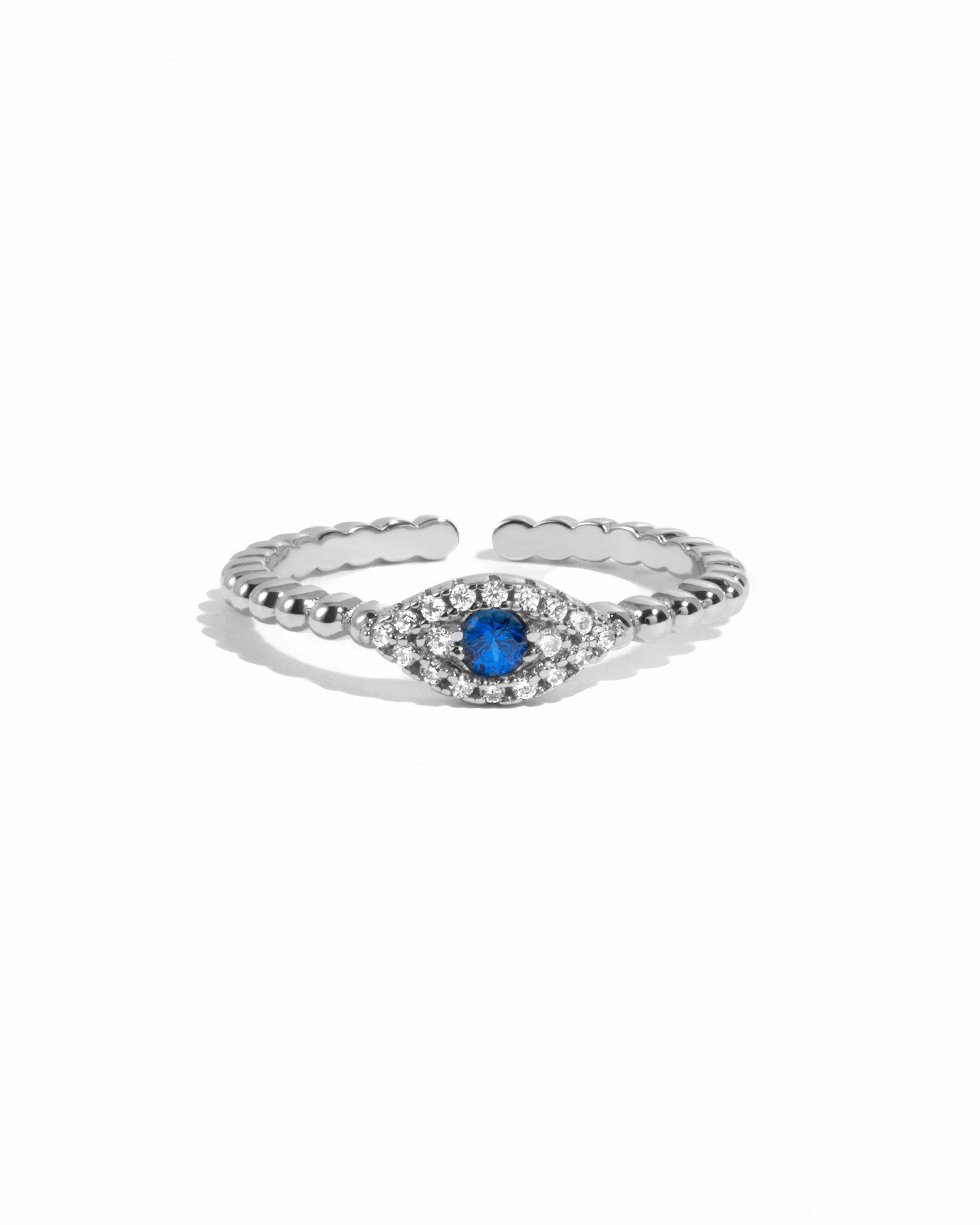 Adjustable Evil Eye Ring - Image 10