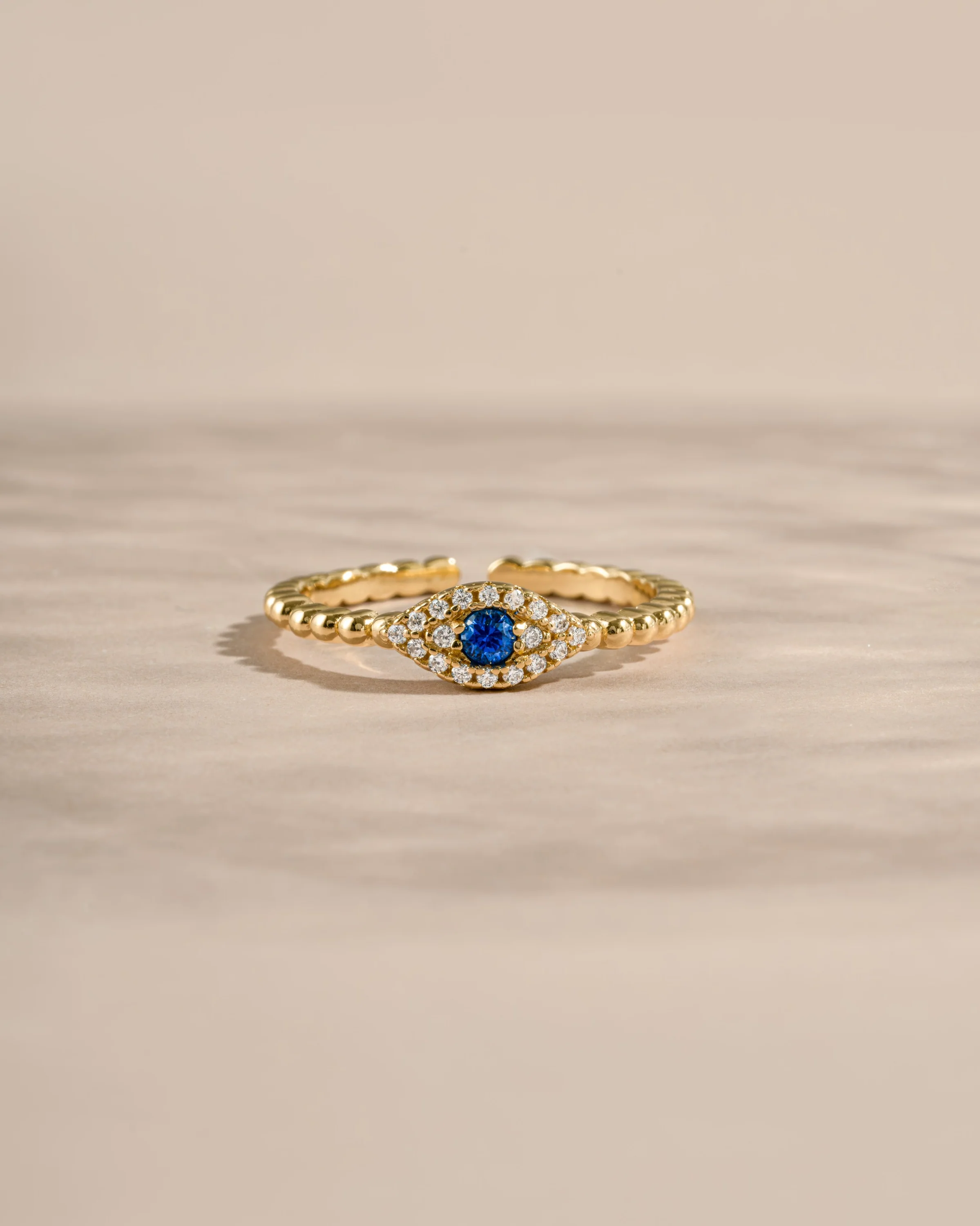 Adjustable Evil Eye Ring - Image 5
