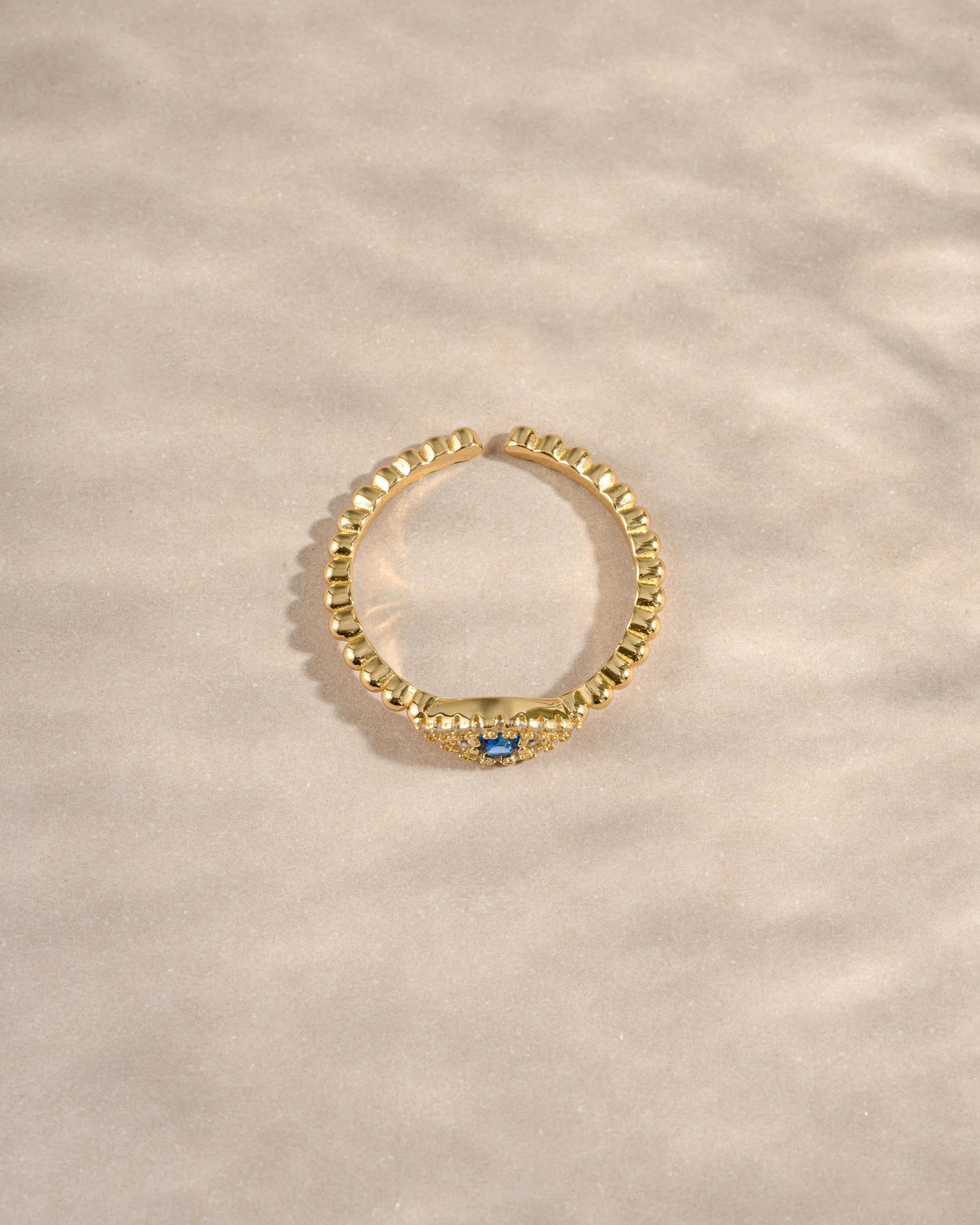 Adjustable Evil Eye Ring - Image 9