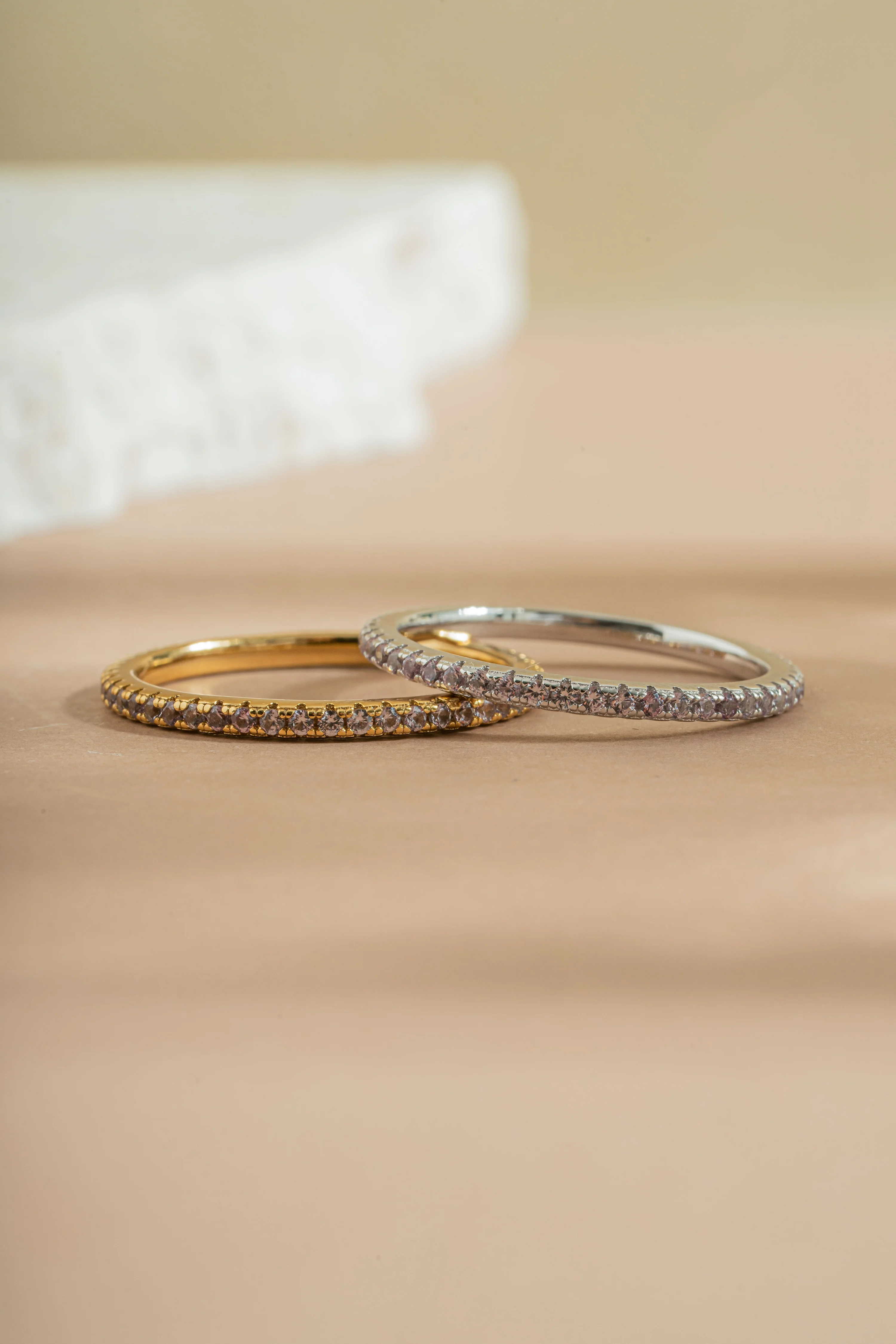 Alexandrite Birthstone Eternity Ring - Image 3