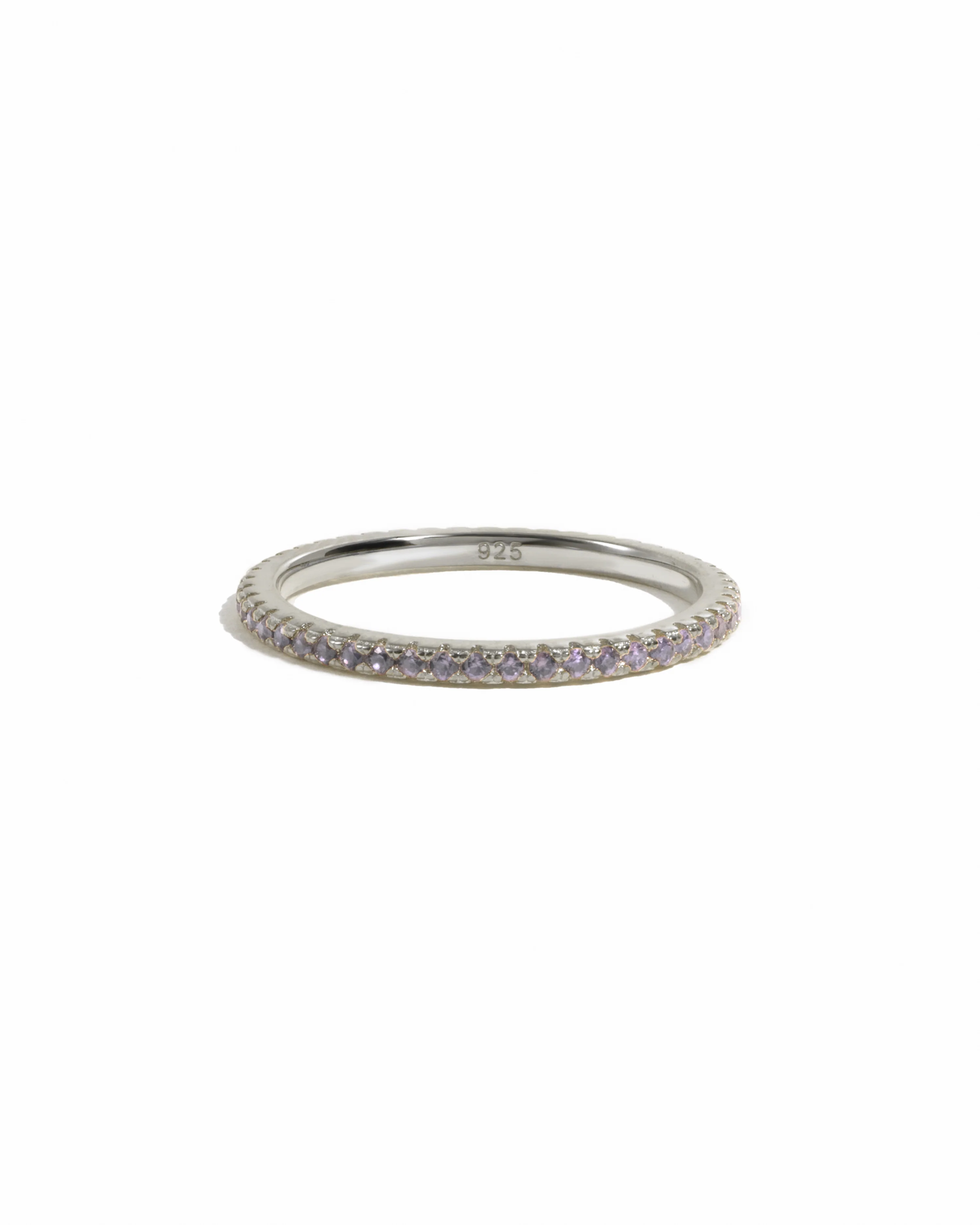 Alexandrite Birthstone Eternity Ring - Image 9