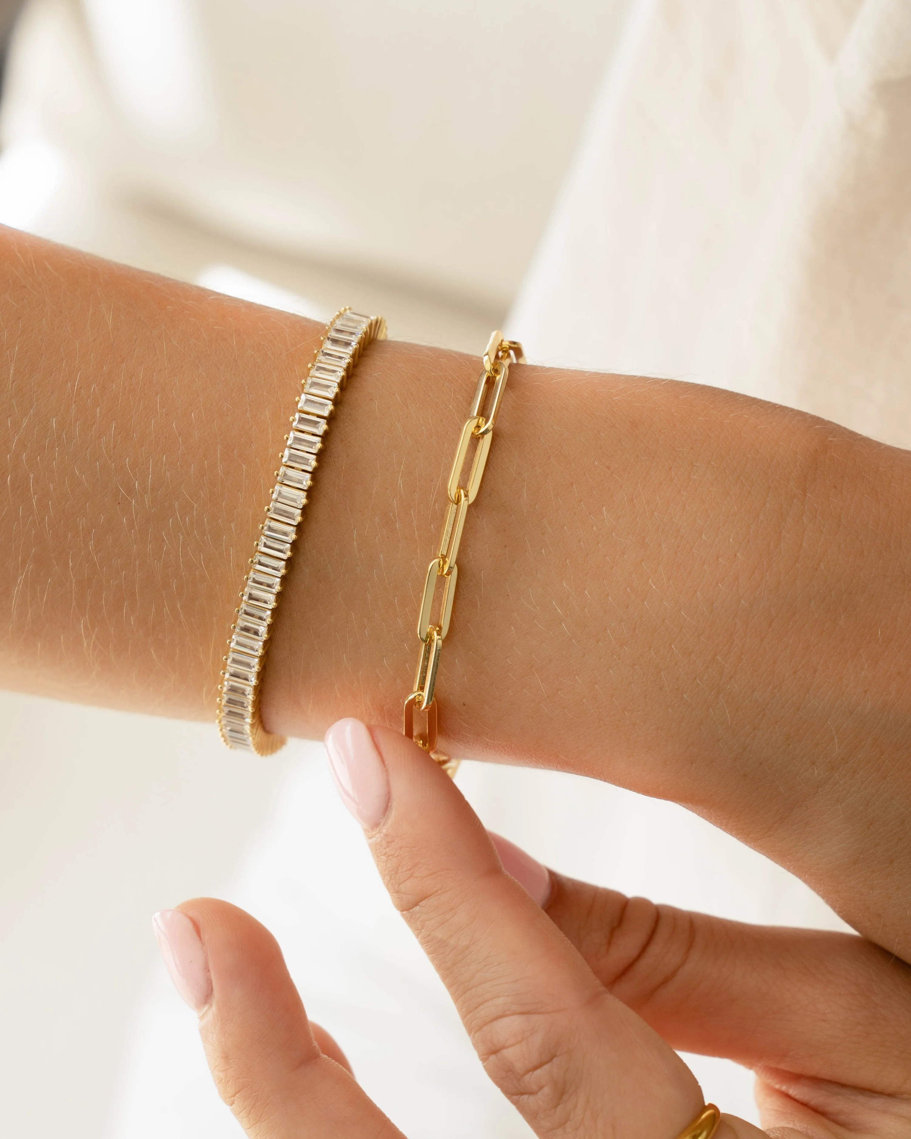 Amanda Paperclip Bracelet - Image 4