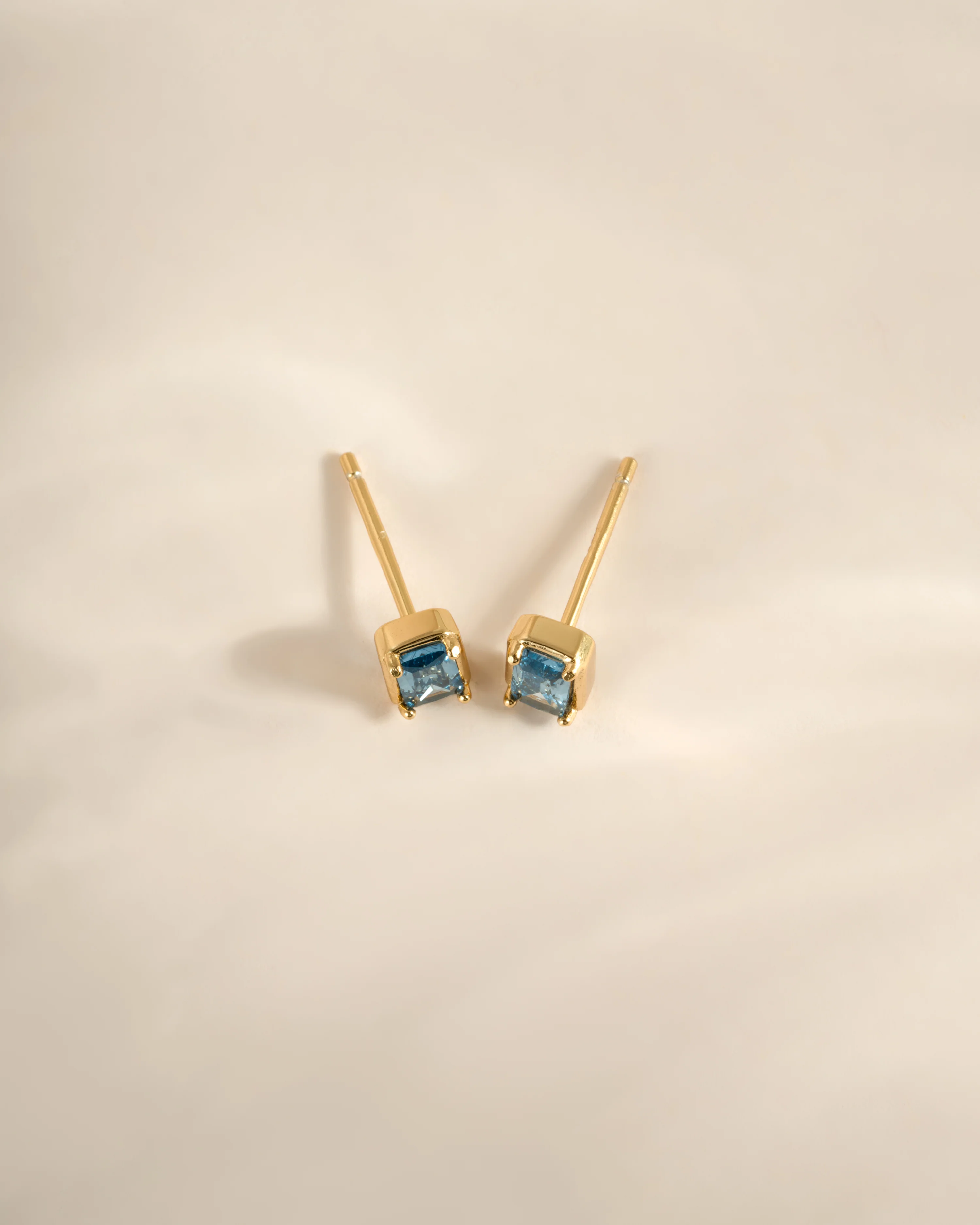 Aquamarine Baguette Studs - Image 6