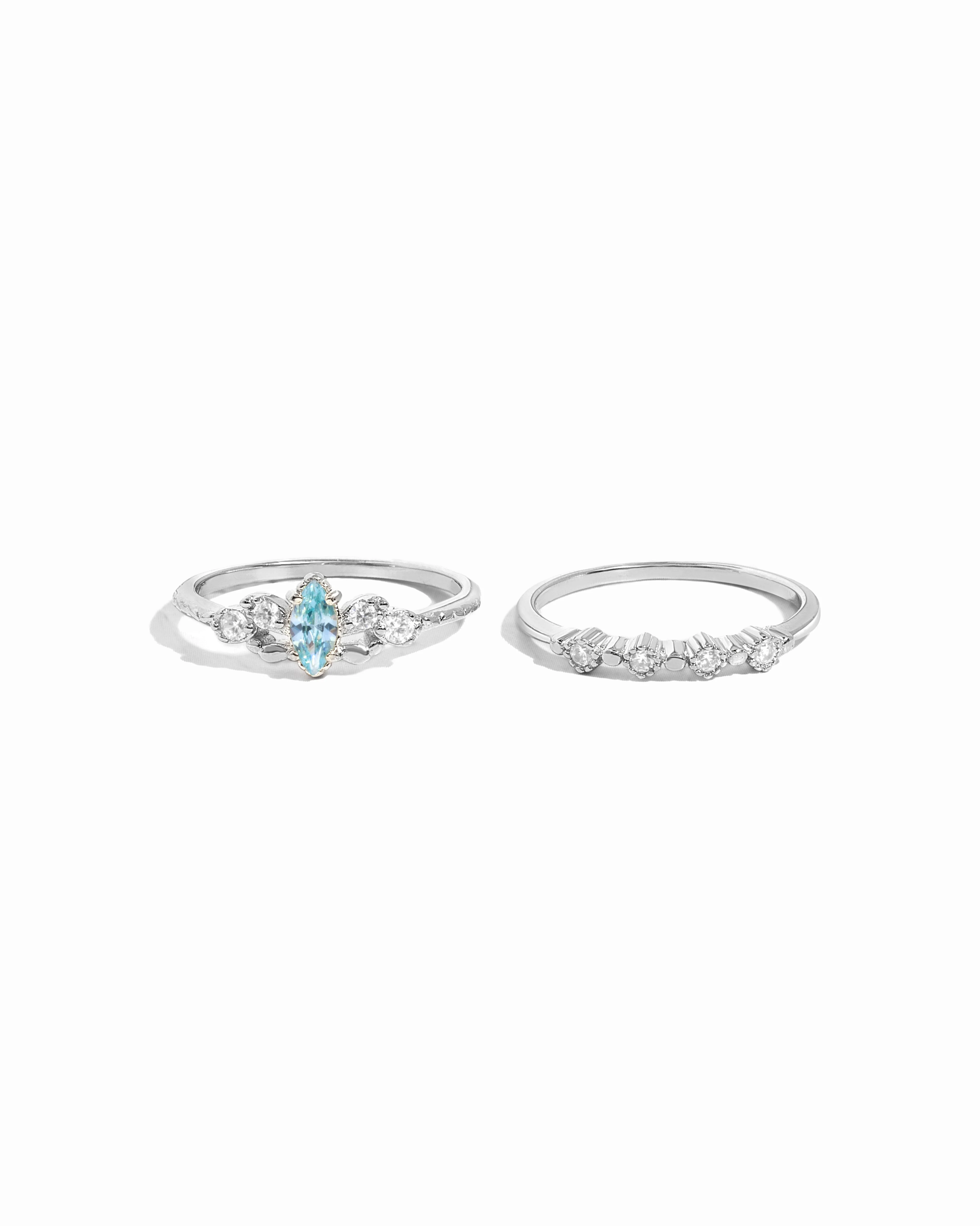 Aquamarine Ring Set - Image 9