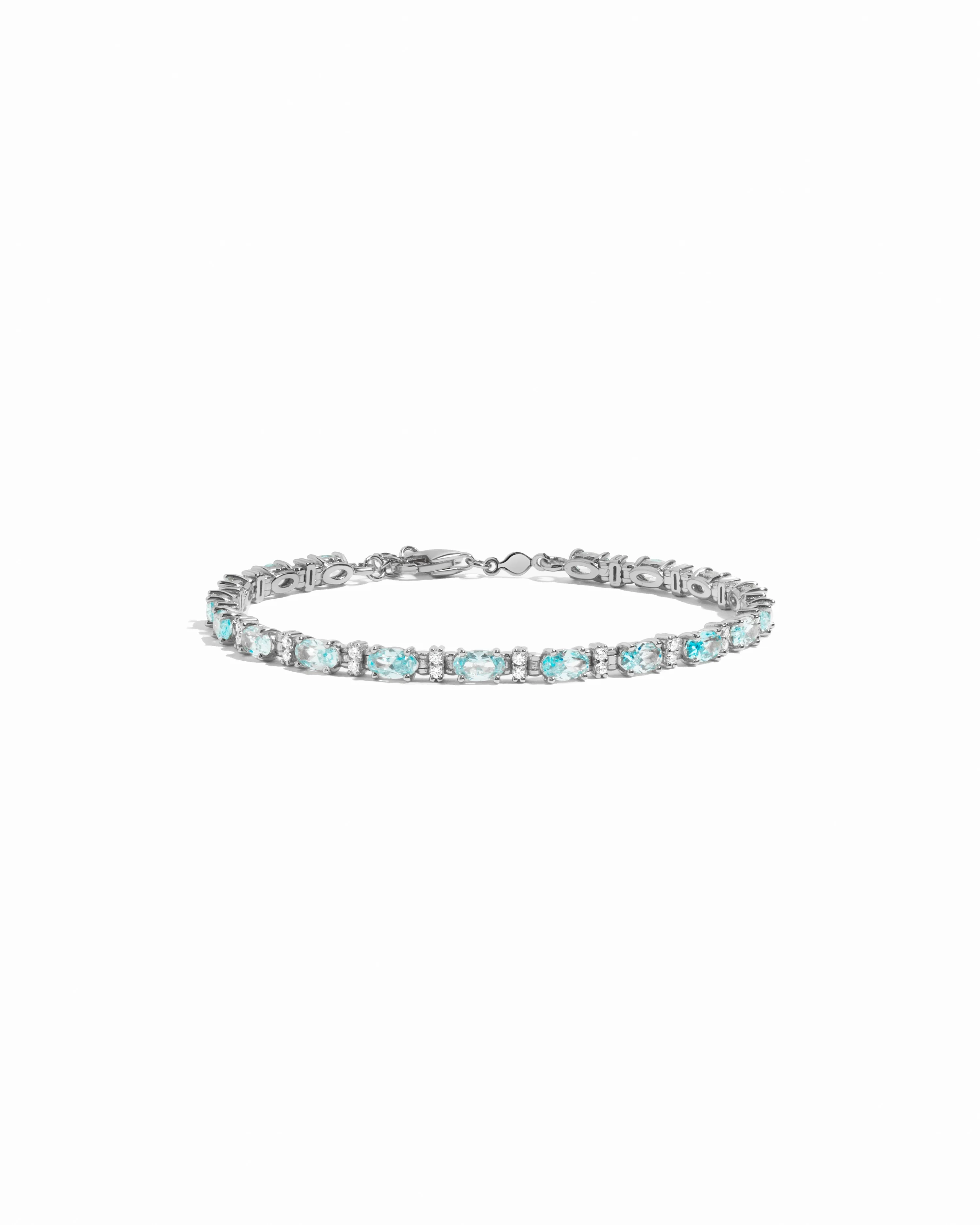 Aquamarine Tennis Bracelet - Image 3