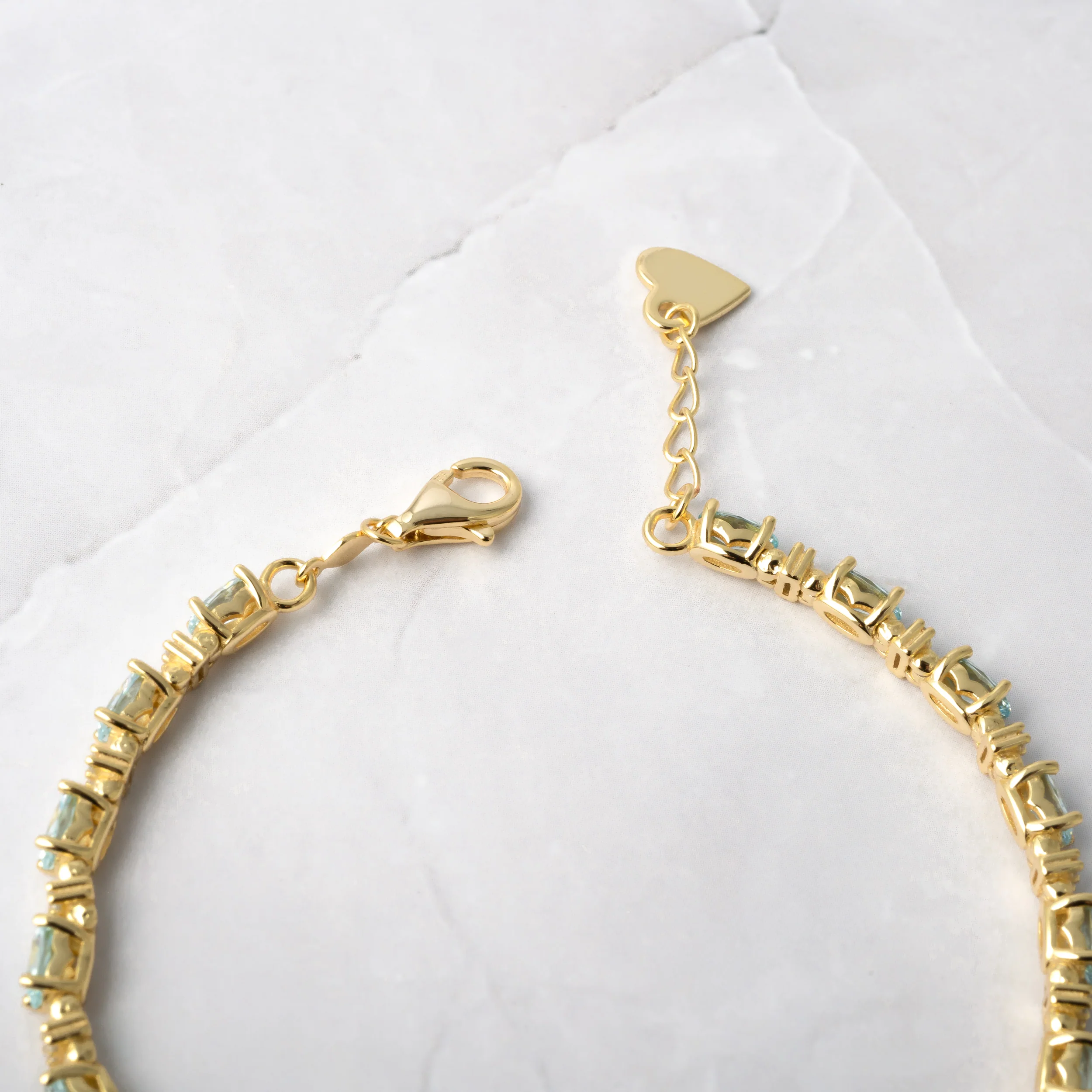 Aquamarine Tennis Bracelet - Image 8