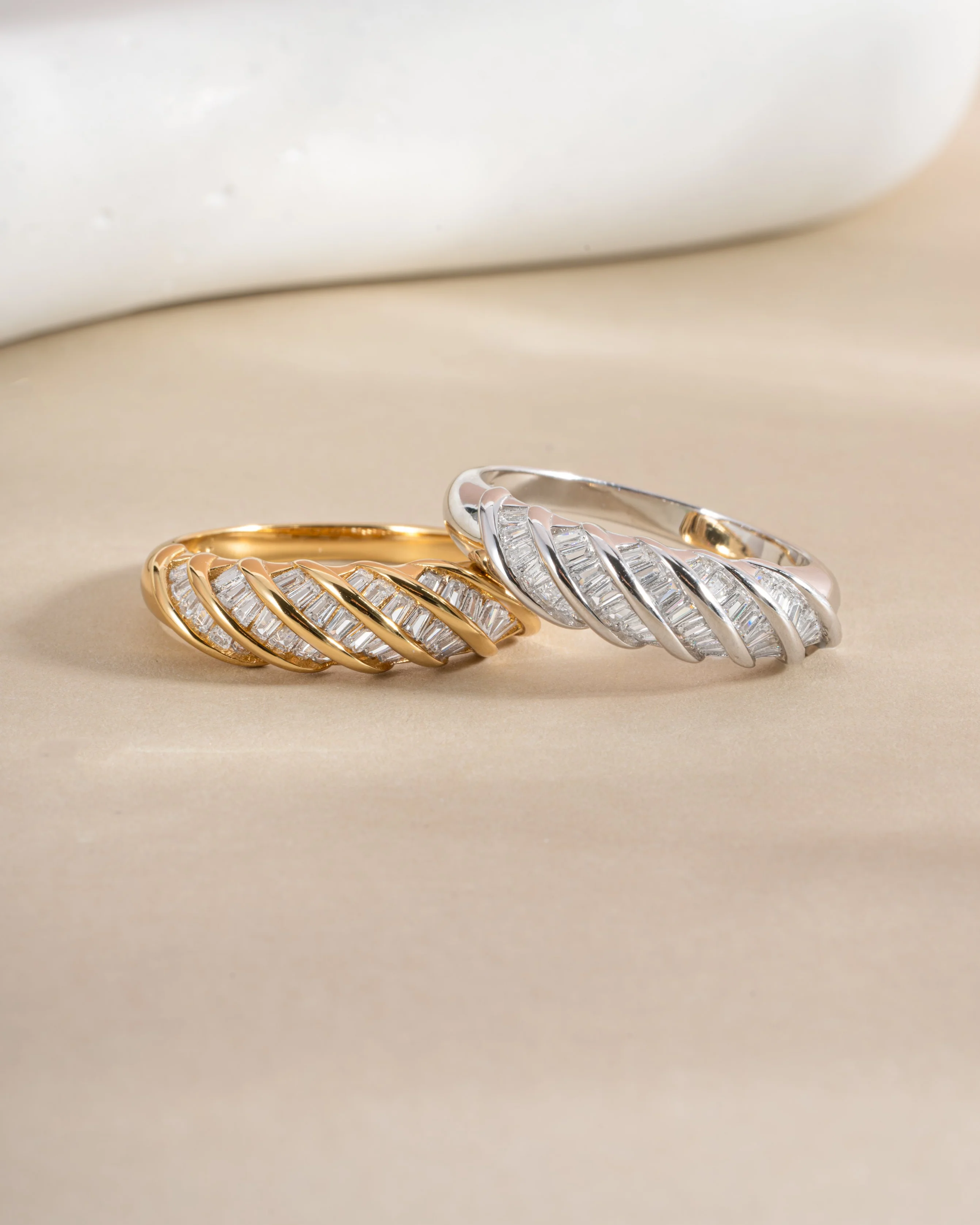 Baguette Croissant Ring - Image 3