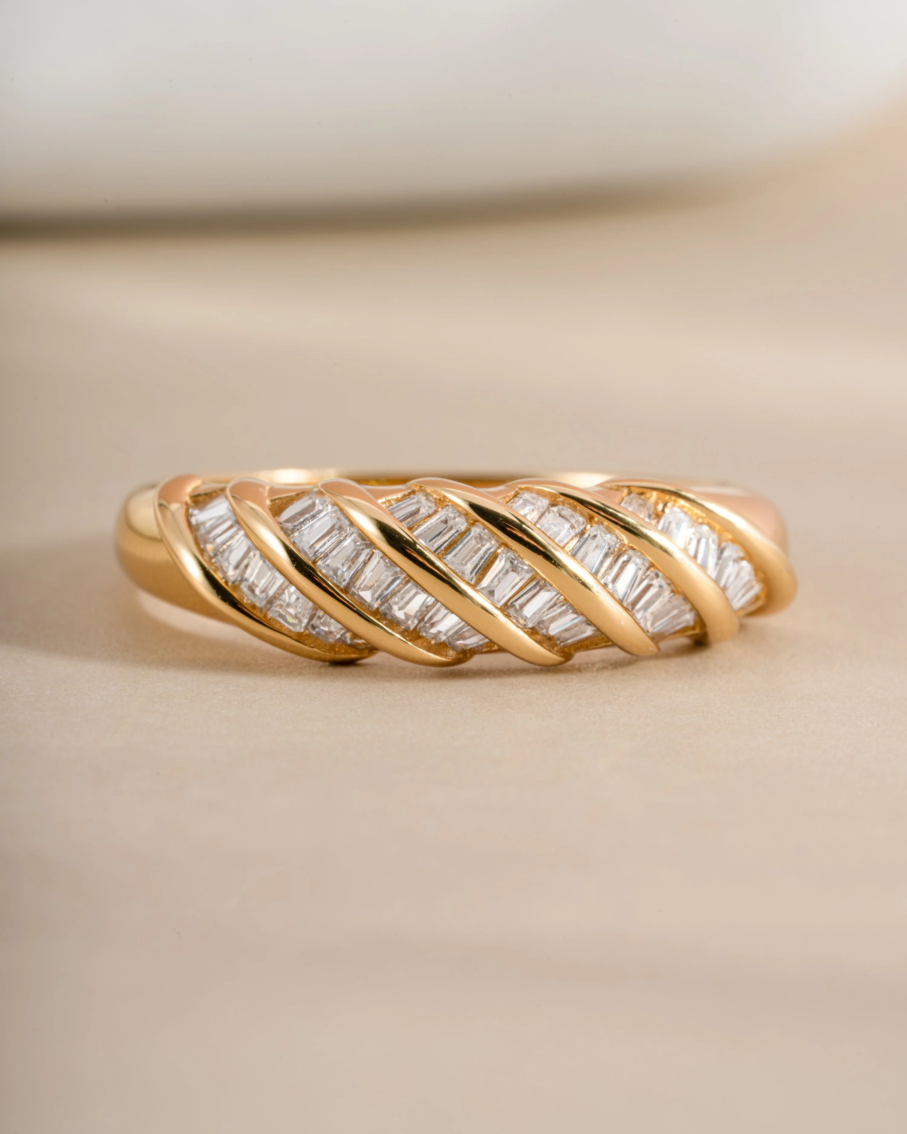 Baguette Croissant Ring - Image 5