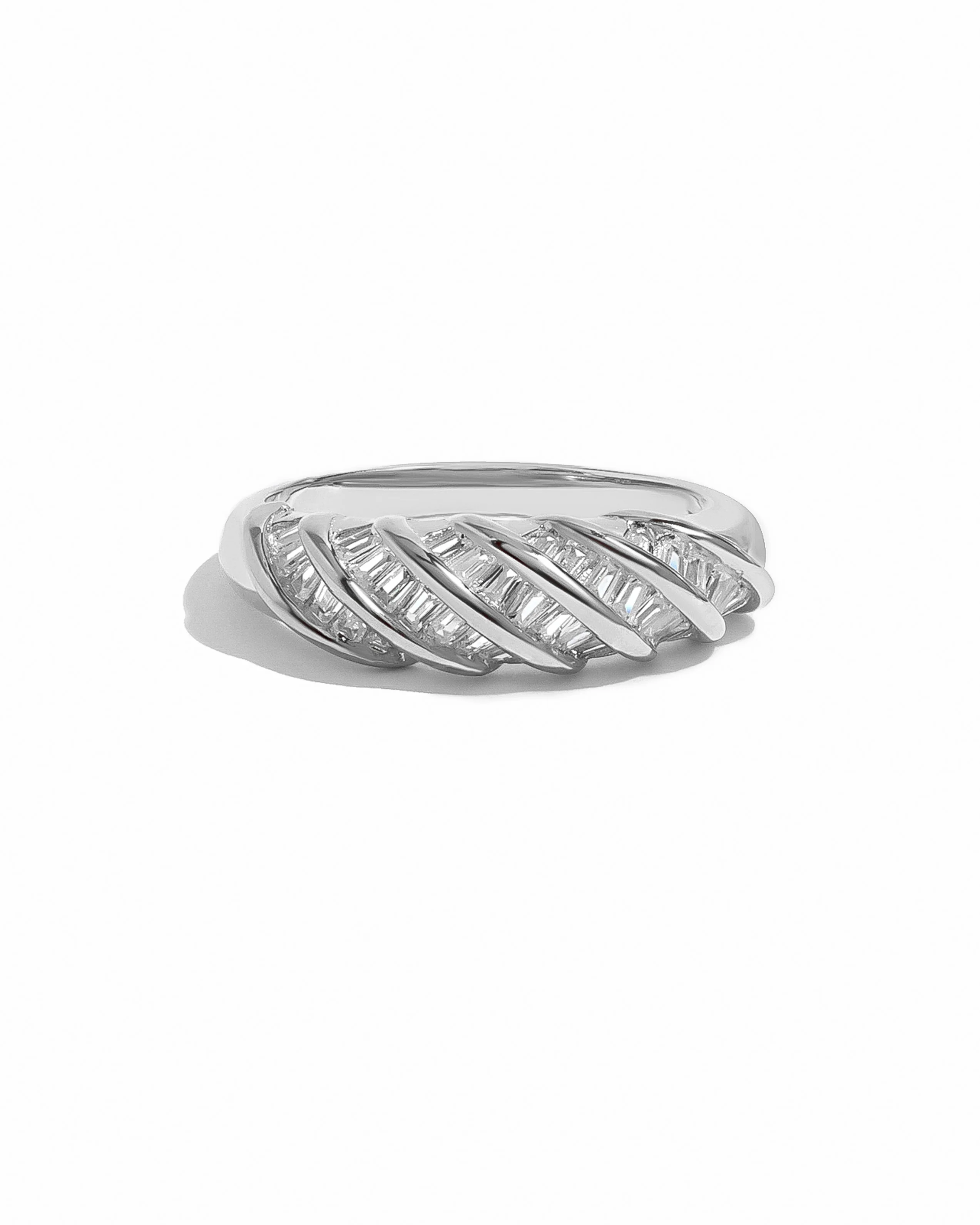 Baguette Croissant Ring - Image 9