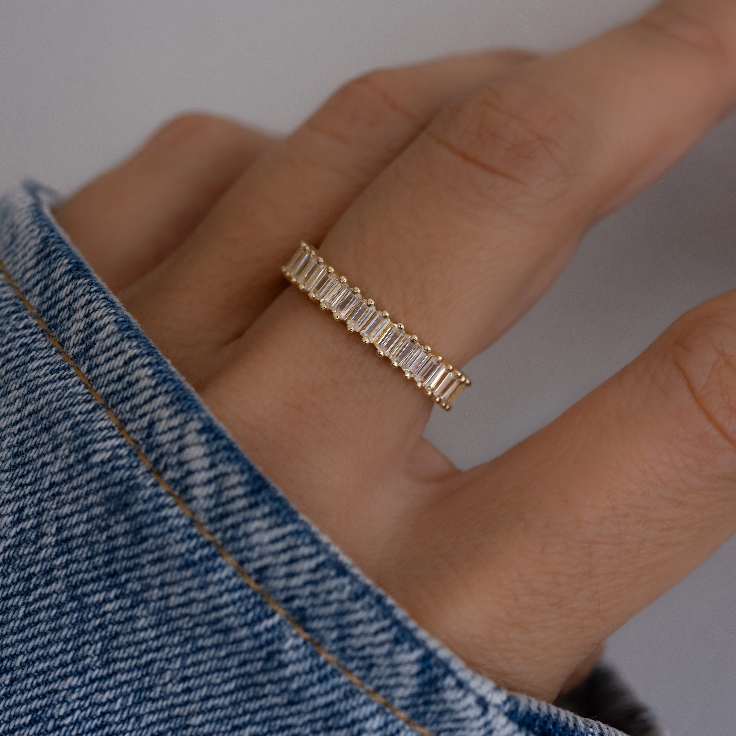 Baguette Eternity Ring - Image 2
