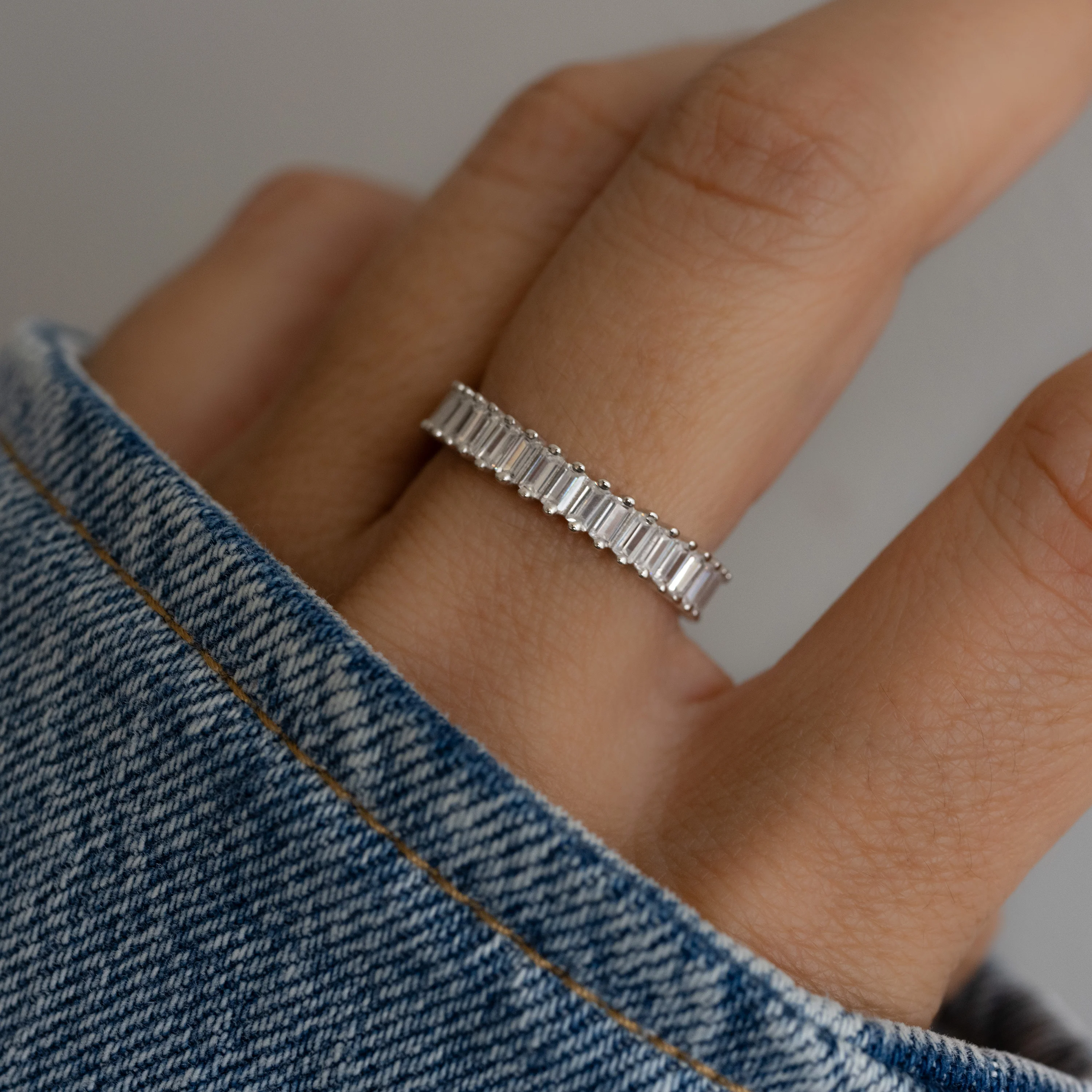 Baguette Eternity Ring - Image 5