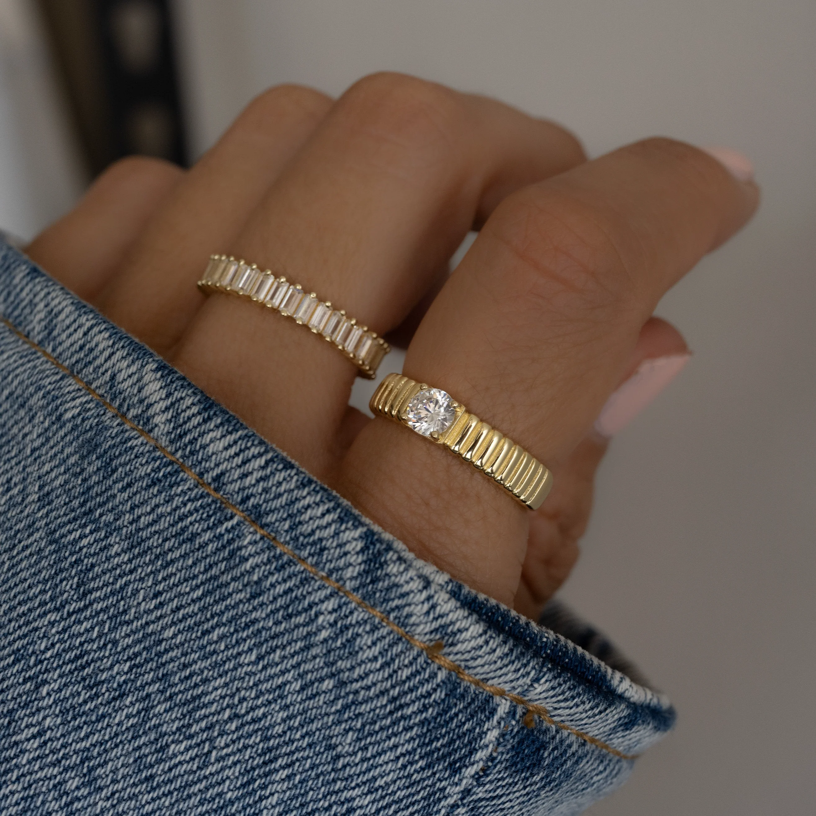 Baguette Eternity Ring - Image 6
