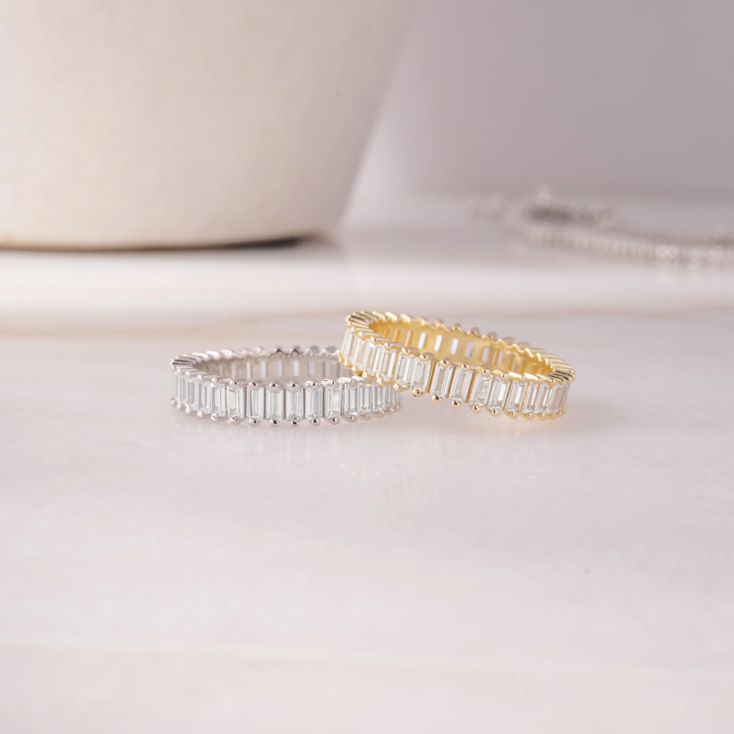 Baguette Eternity Ring - Image 7