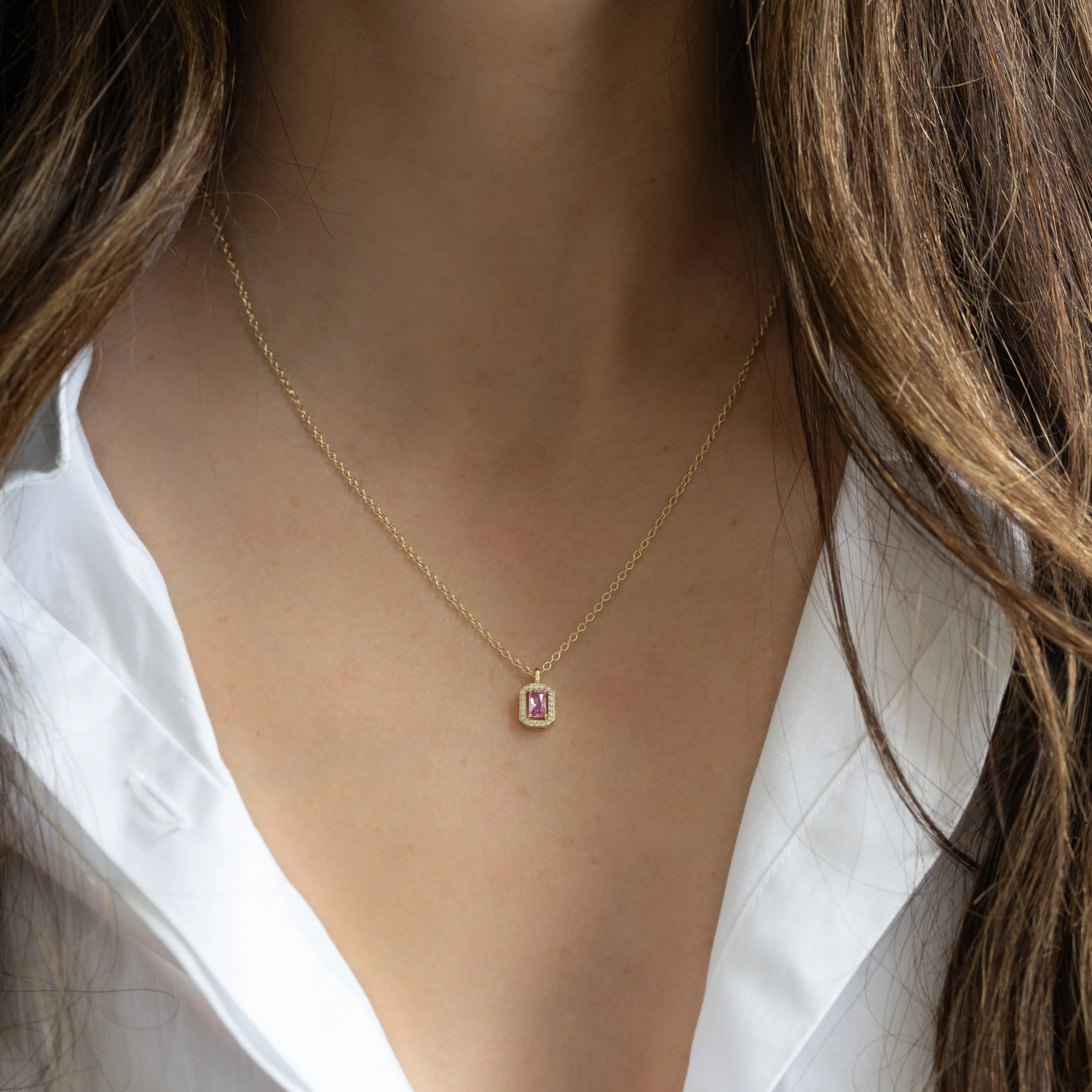 Baguette Necklace - Image 4