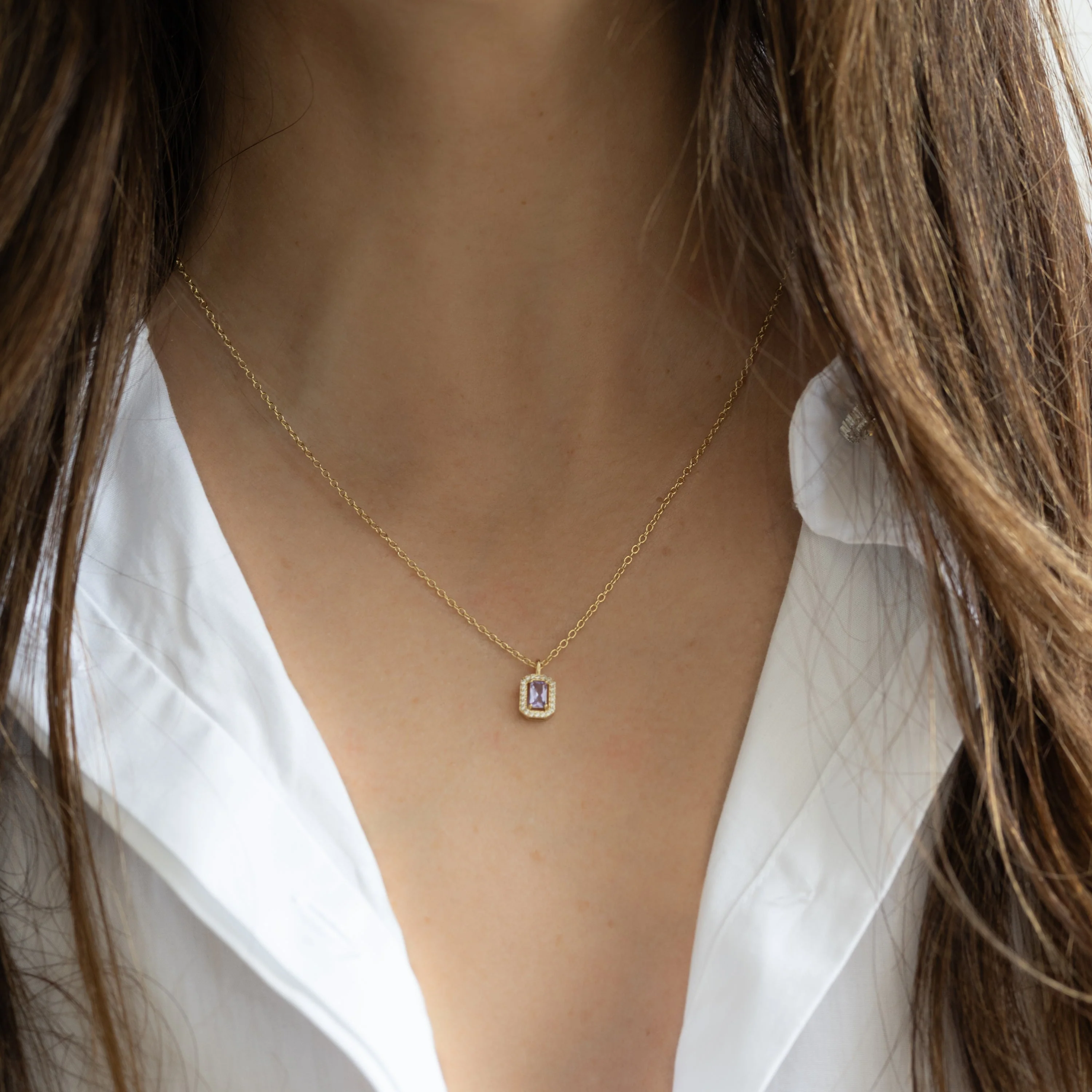 Baguette Necklace - Image 7