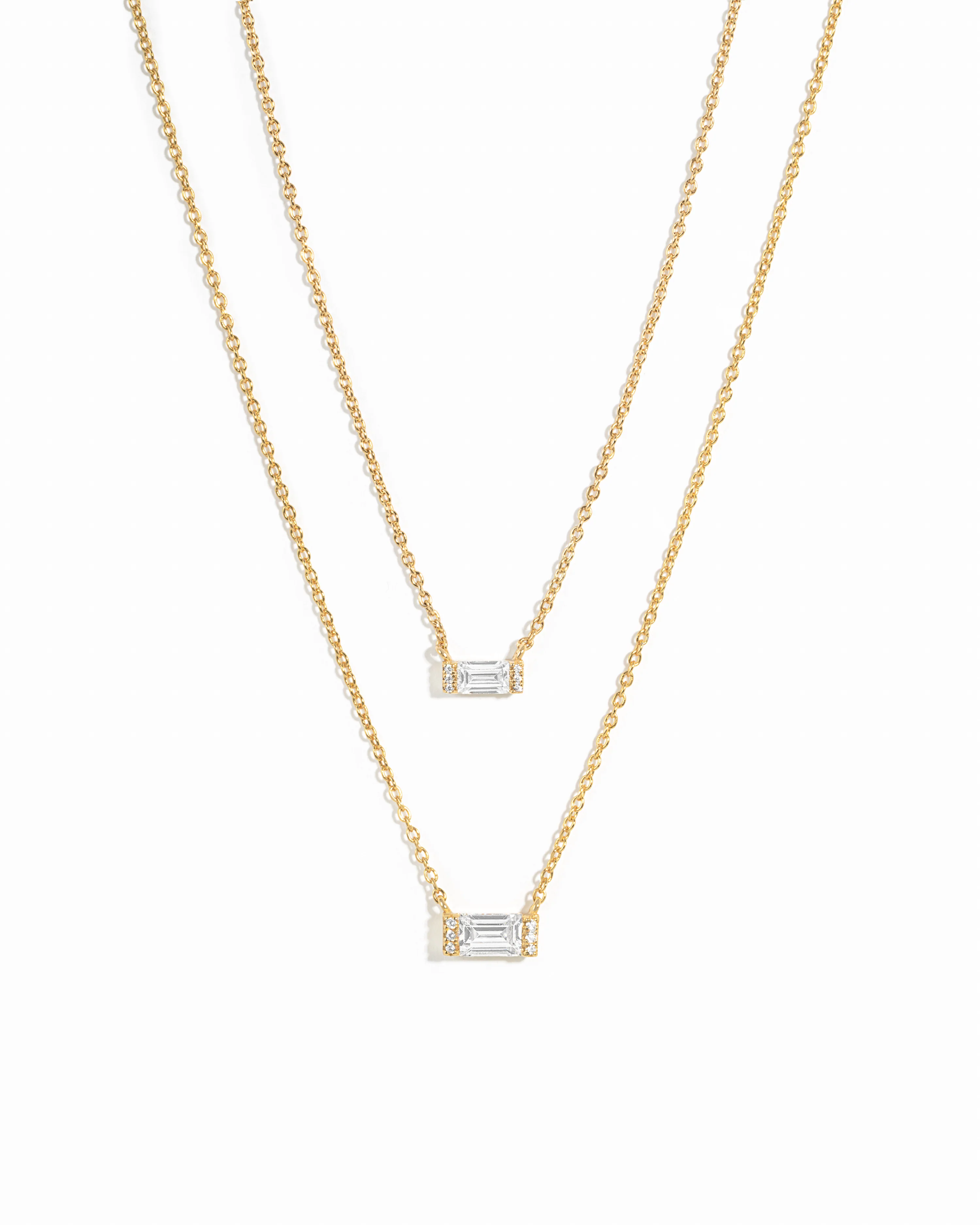 Baguette Necklace