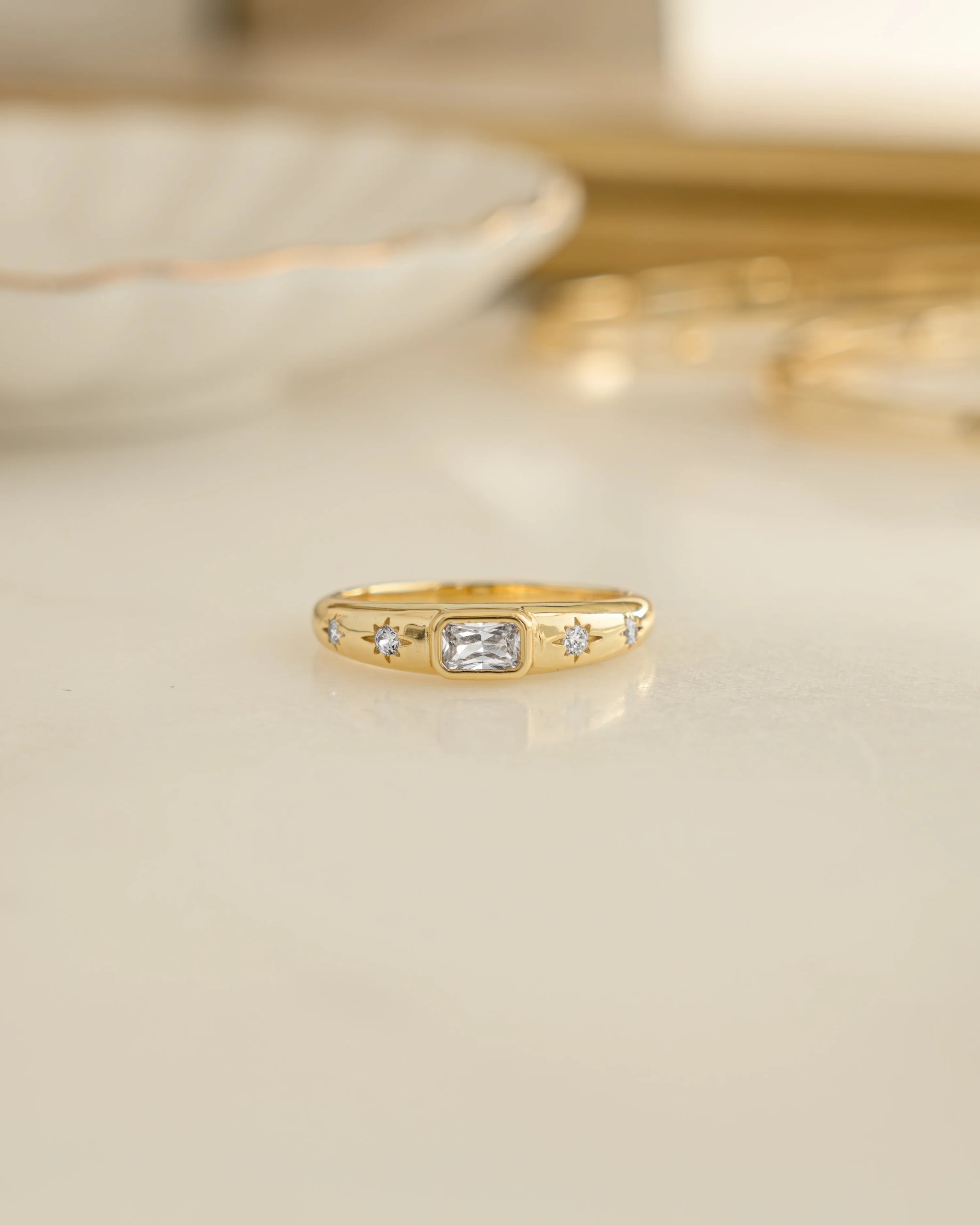 Baguette Starburst Ring - Image 5