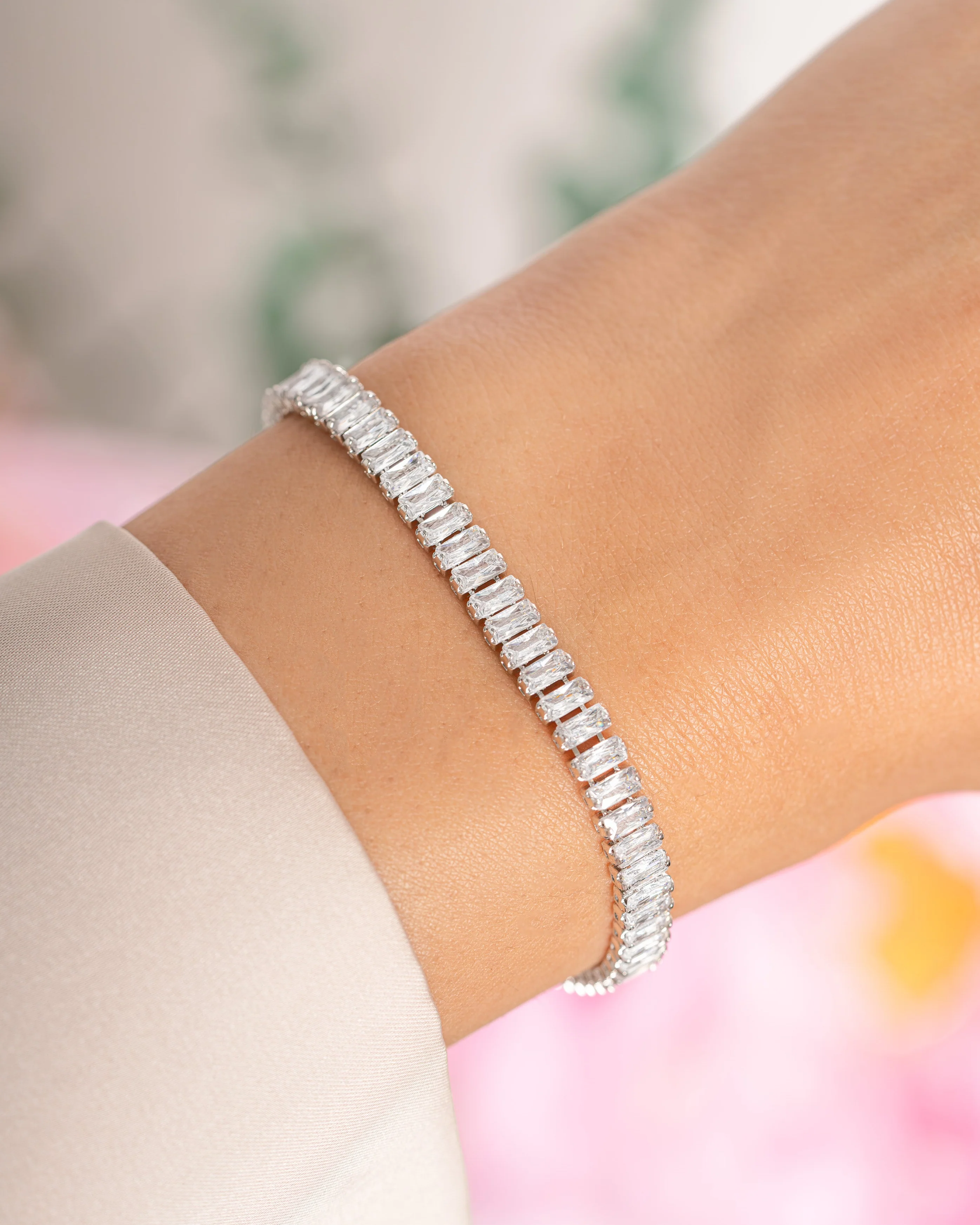 Baguette Tennis Bracelet - Image 4