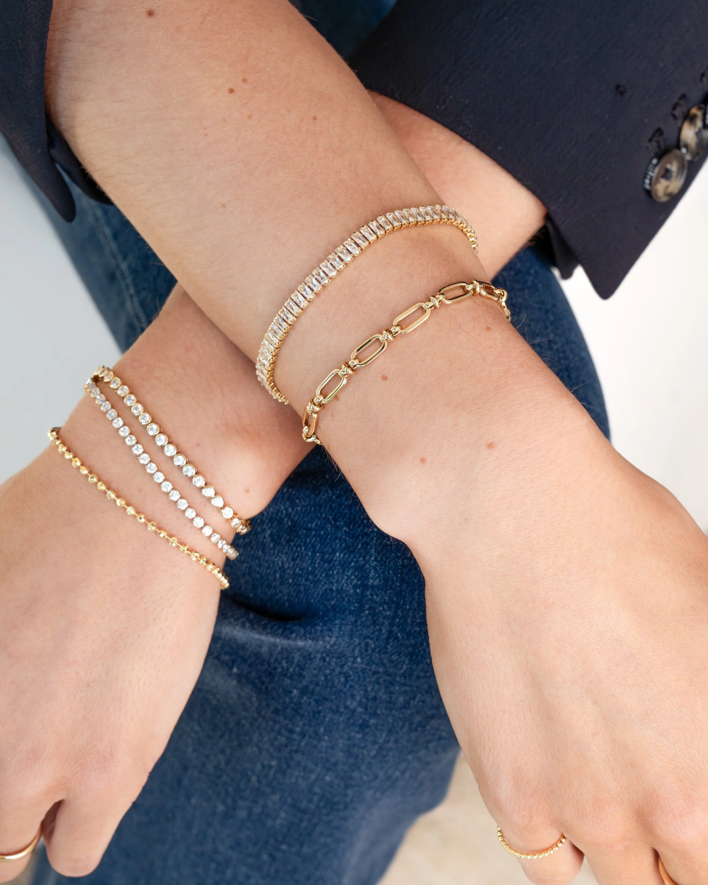 Baguette Tennis Bracelet - Image 6