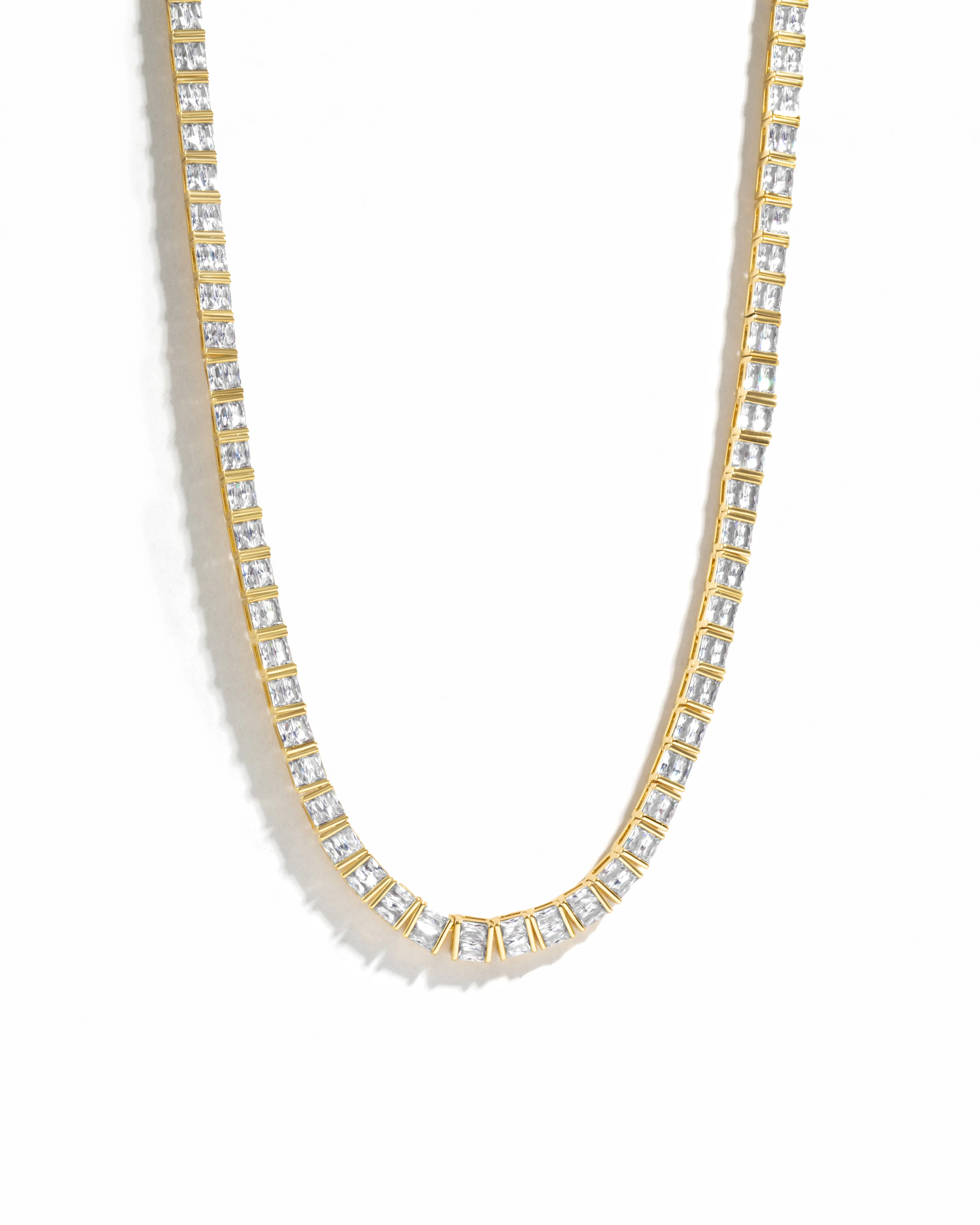 Baguette Tennis Necklace