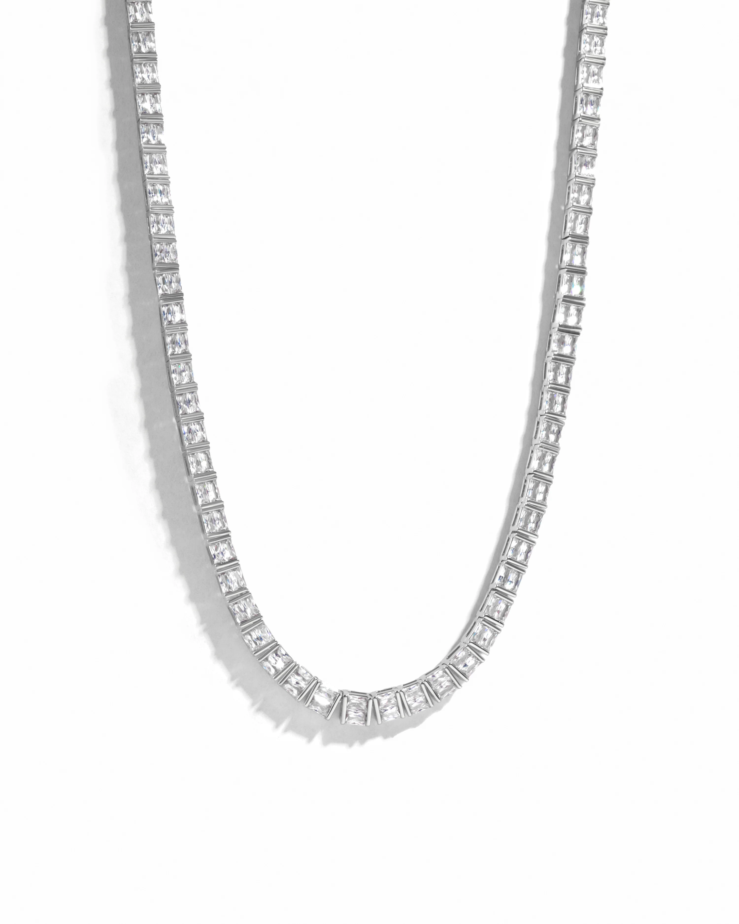 Baguette Tennis Necklace - Image 10
