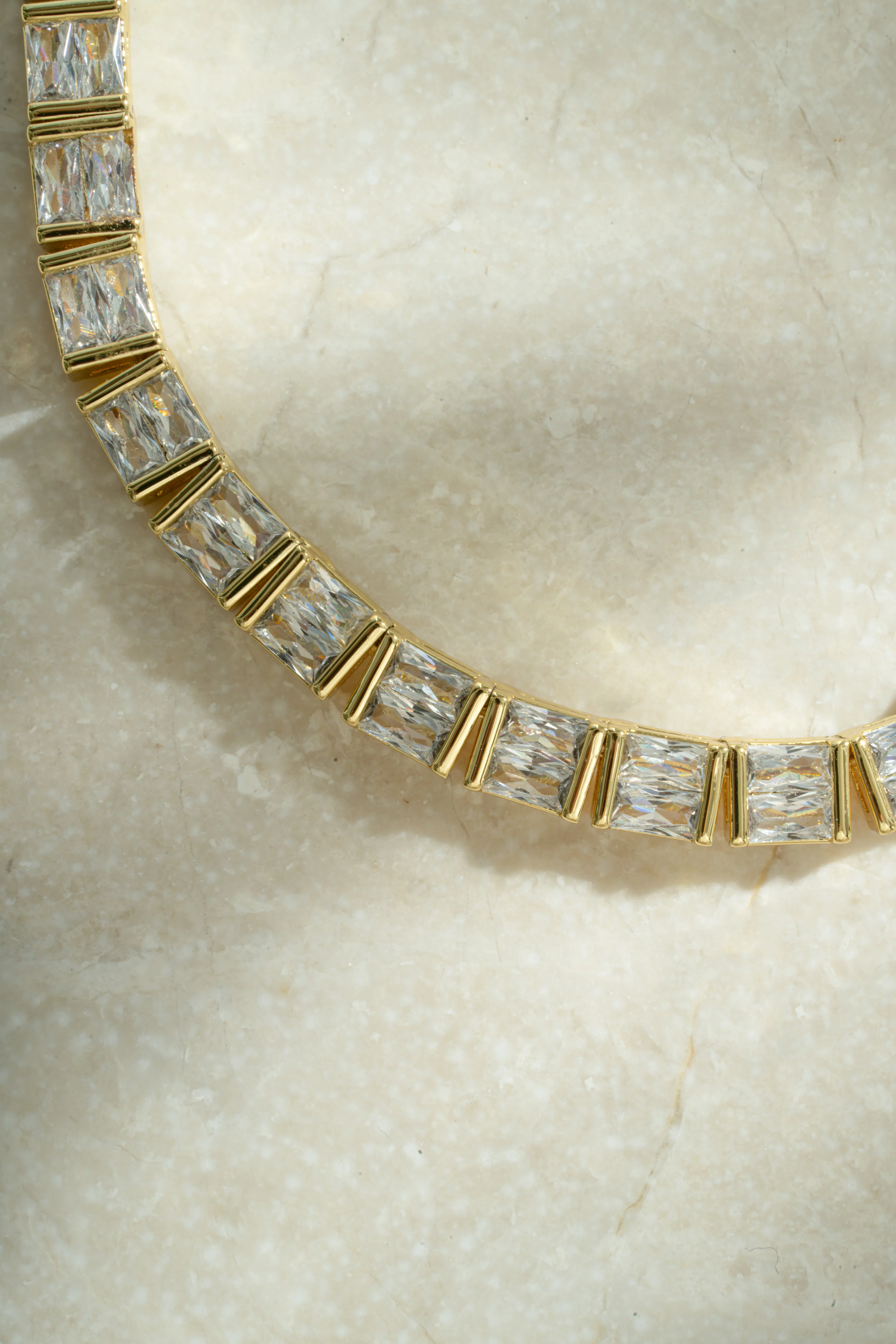 Baguette Tennis Necklace - Image 6