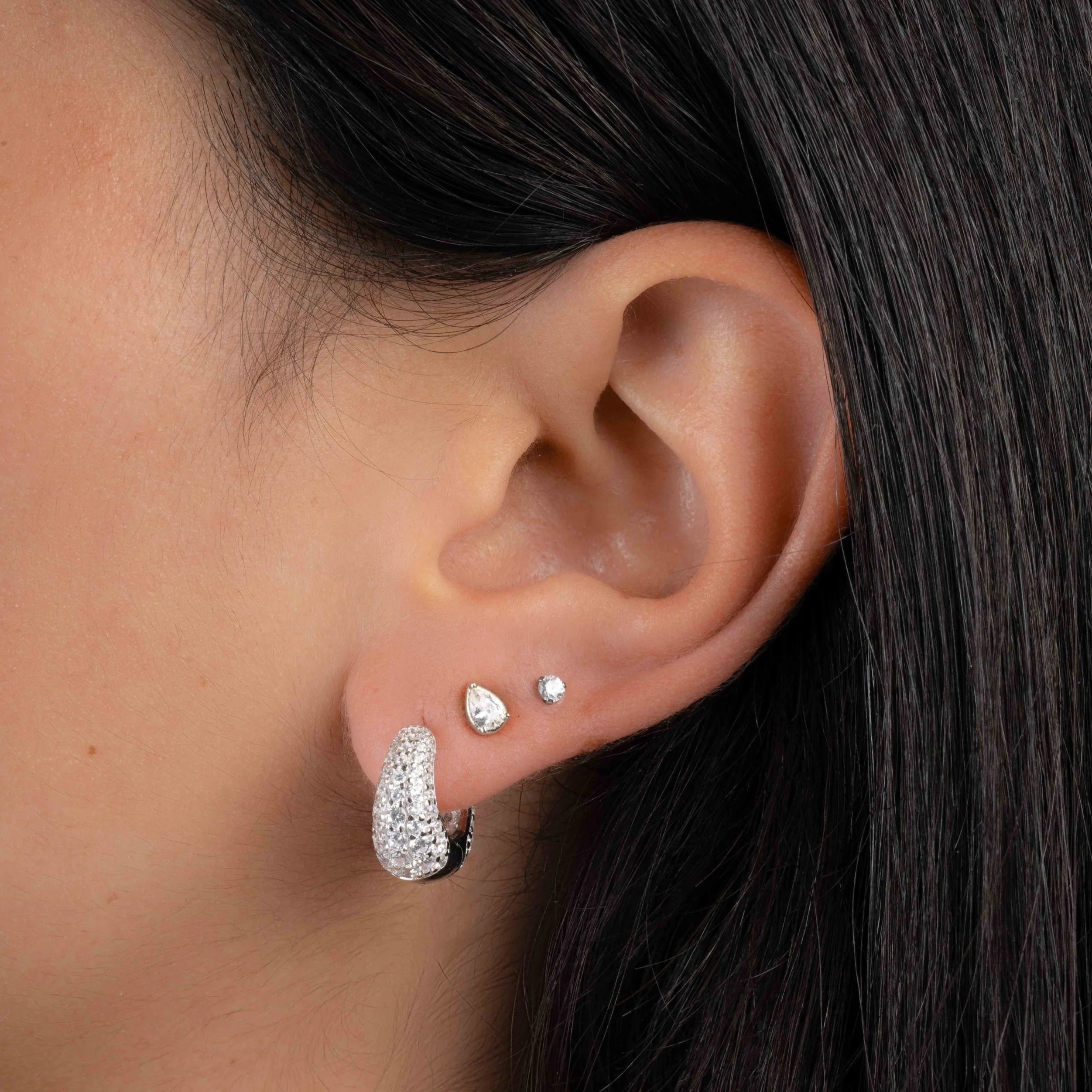 Basket Pave Hoops - Image 4
